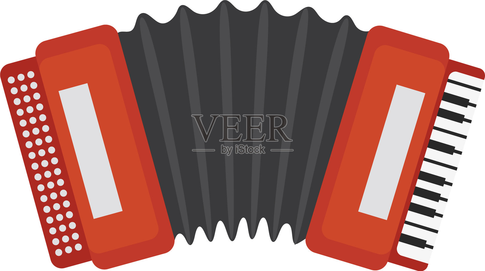 古典手风琴图标设计元素图片