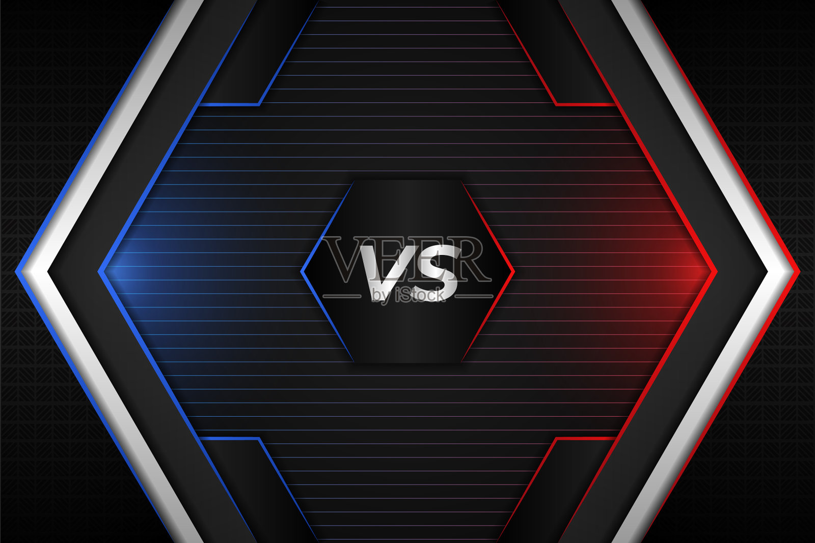 相对于运动战斗竞争发光几何插画图片素材