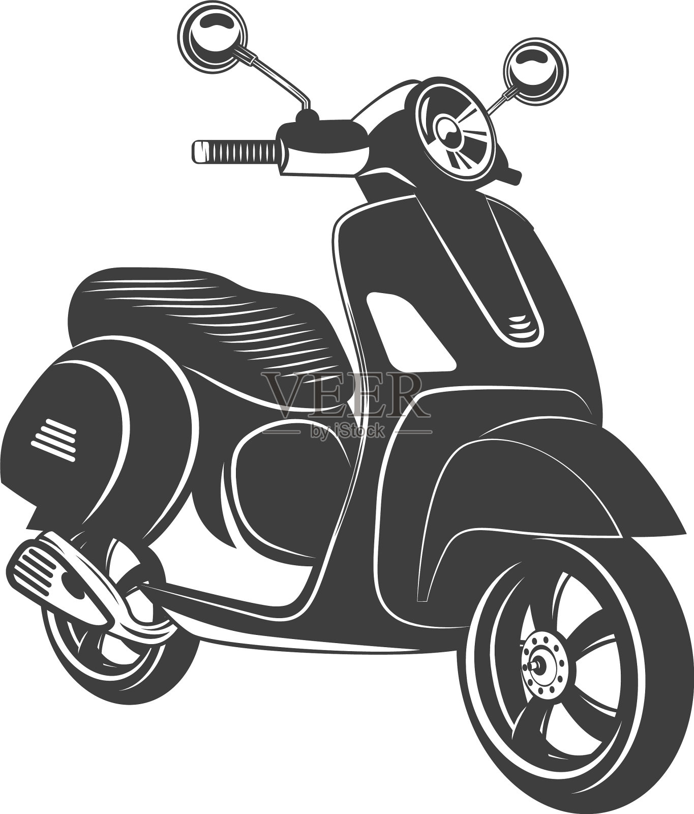 胡蜂属摩托车图标设计元素图片