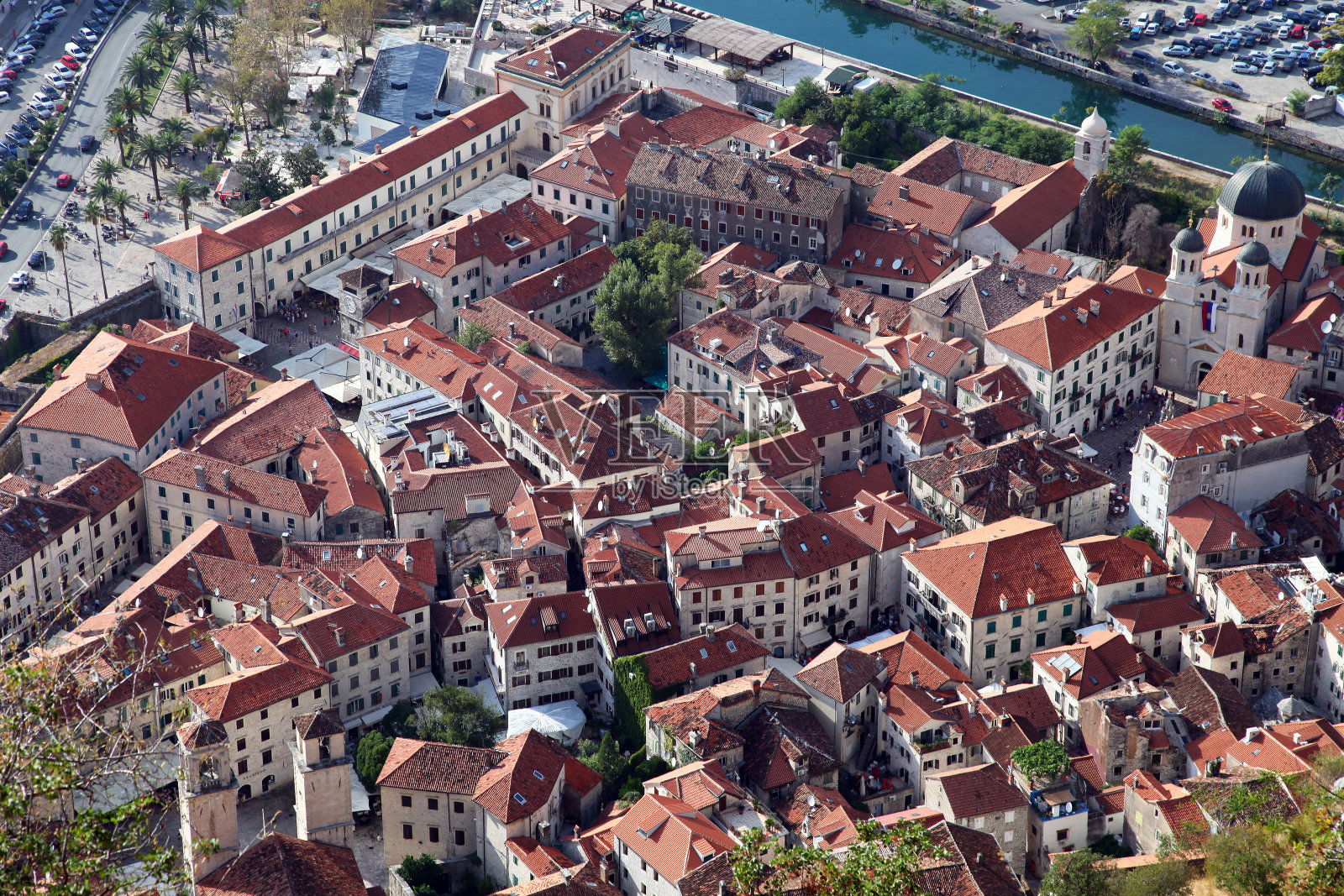 科托老城的屋顶照片摄影图片