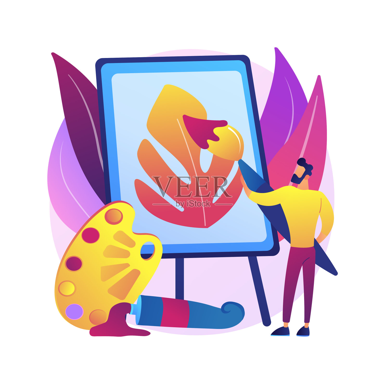 画抽象的概念设计元素图片