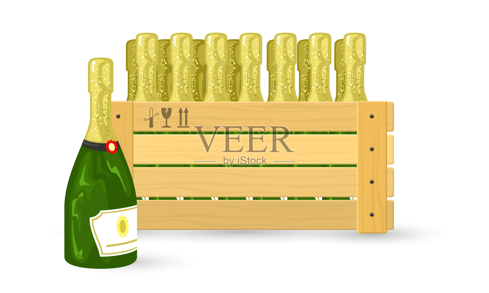 庆祝活动的香槟酒设计元素图片