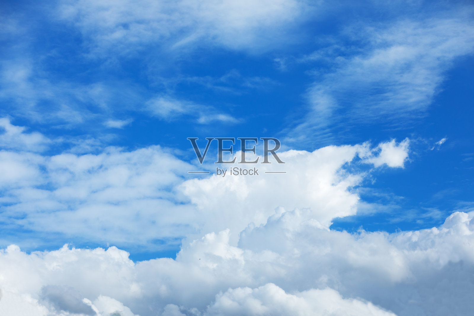 热带云天照片摄影图片