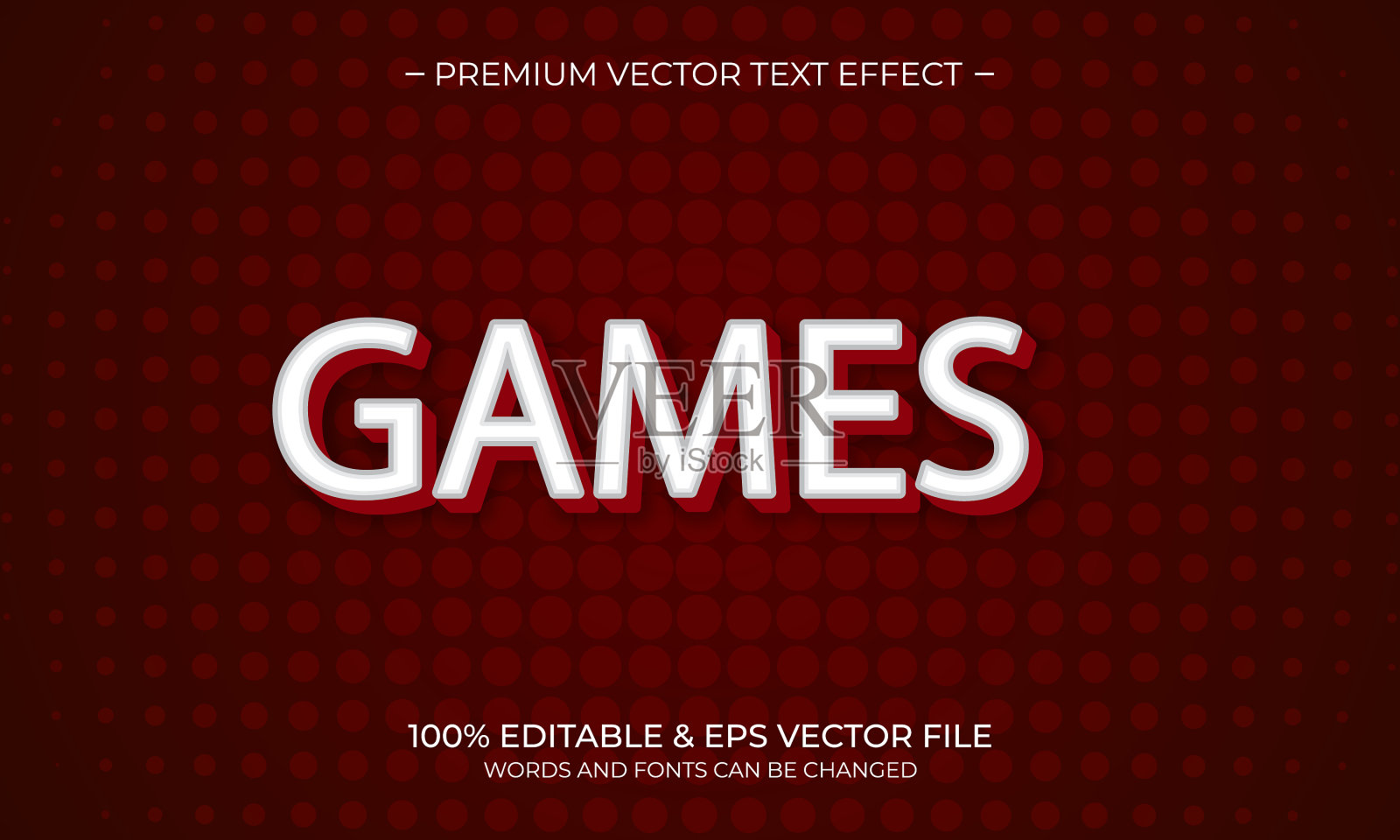 现代可编辑文本样式效果可编辑字体插画图片素材