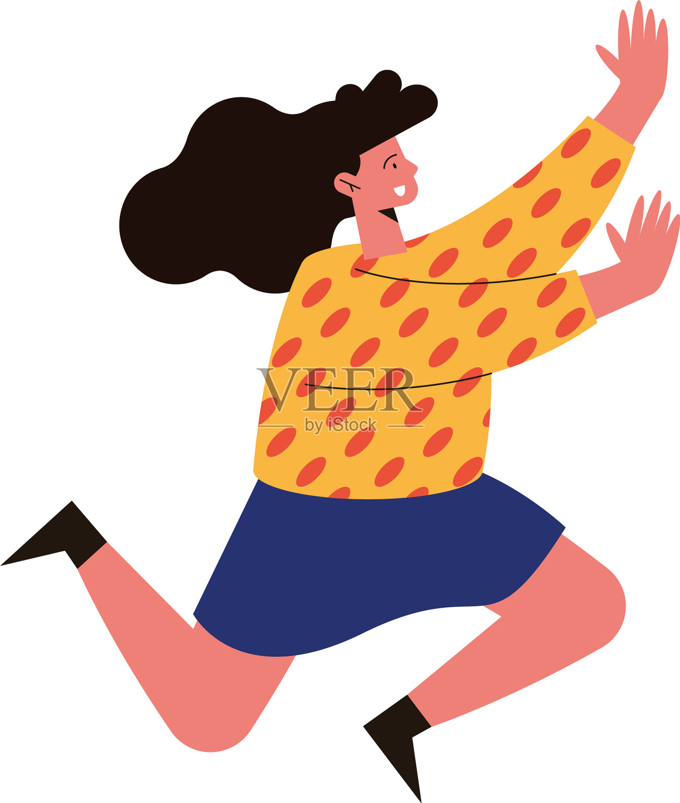 女人阿凡达跳设计元素图片