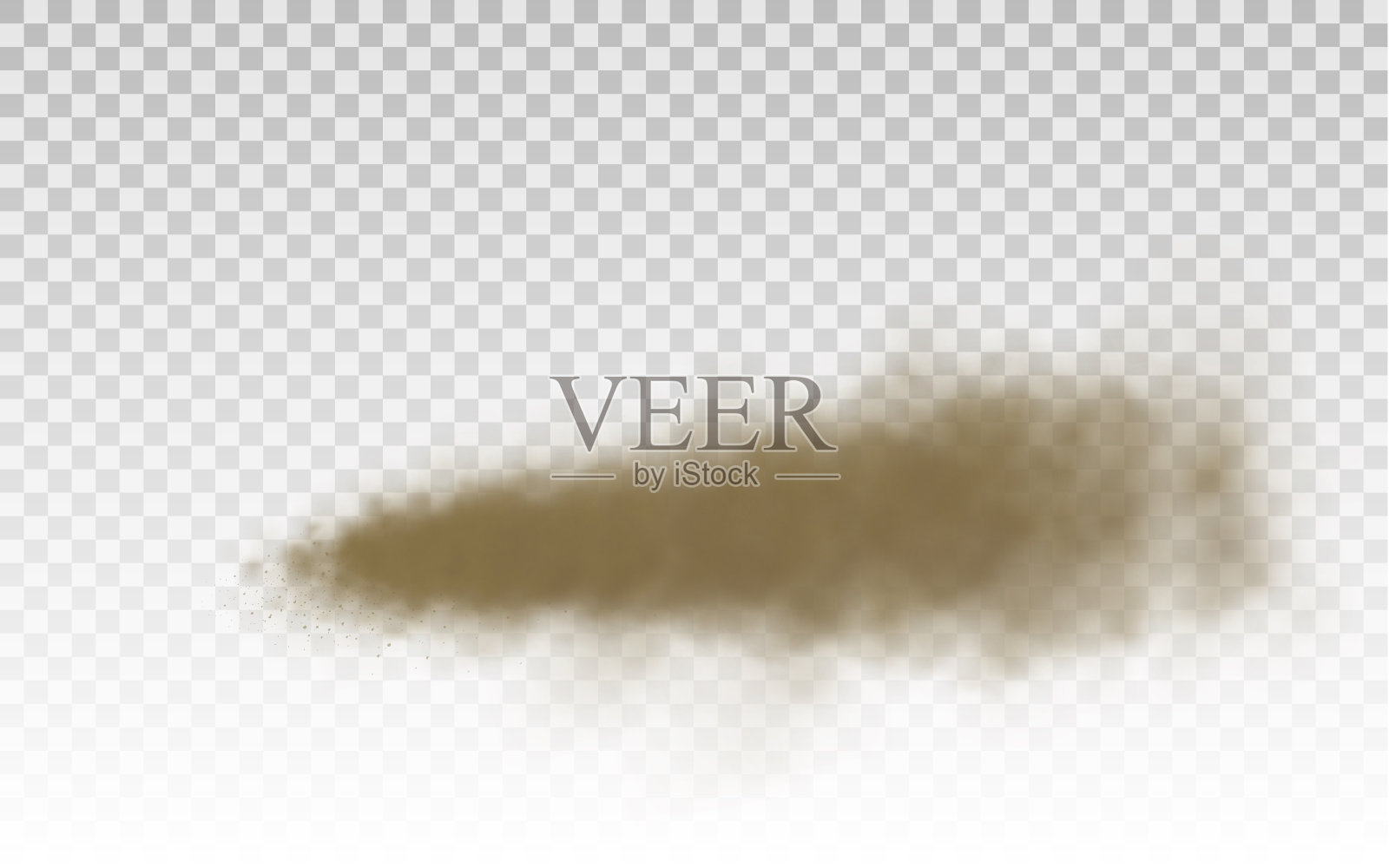 飞沙、棕尘云、风、沙暴。设计元素图片