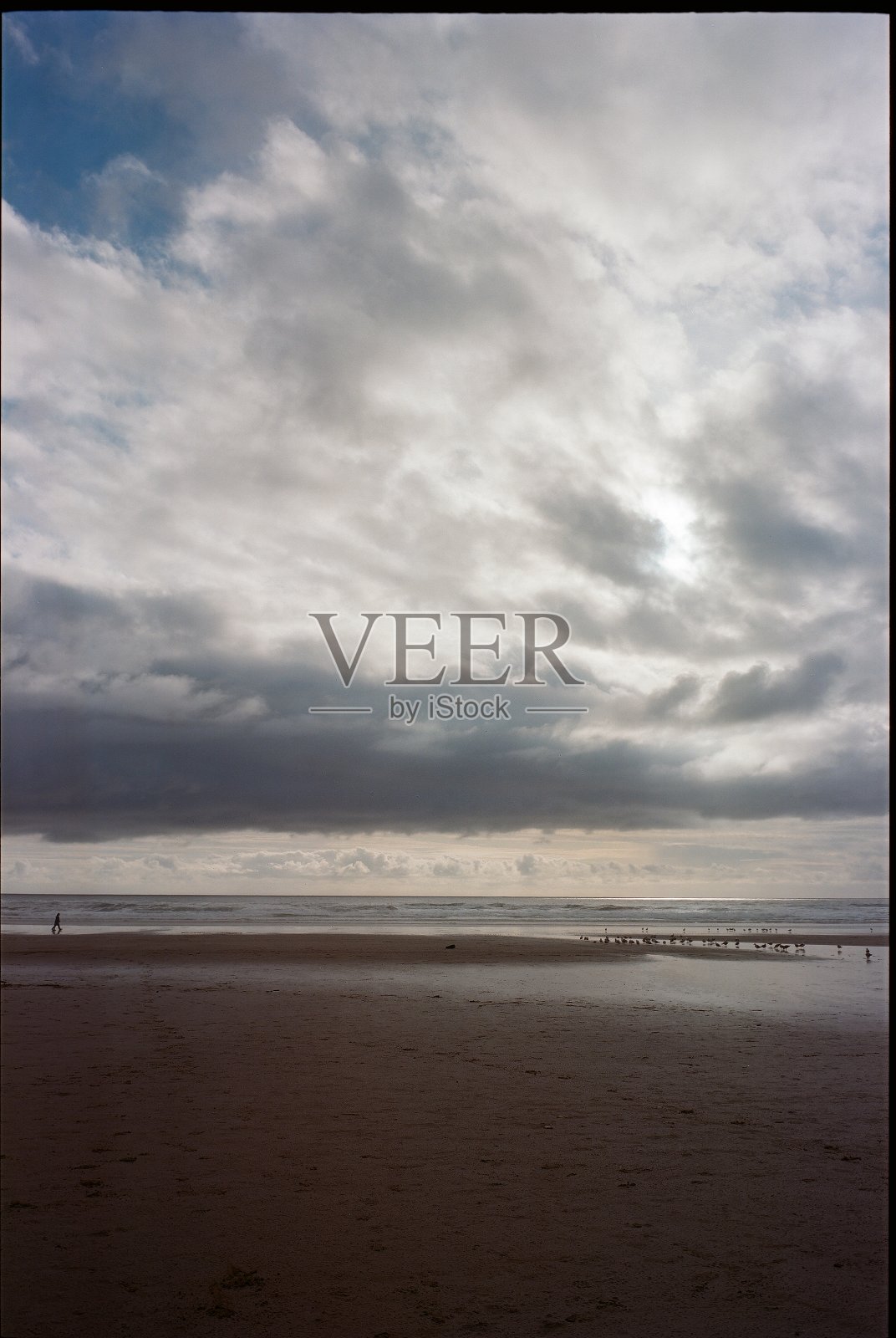 俄勒冈州的海滩照片摄影图片