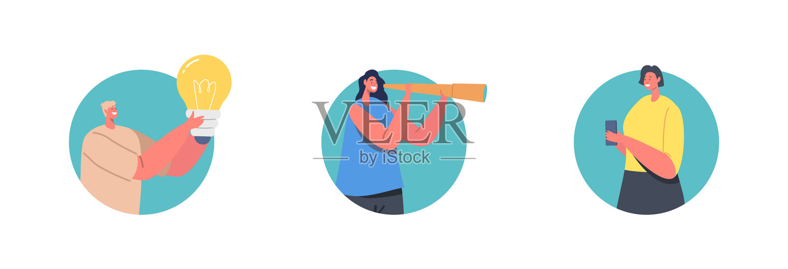 改变和机会主题创意或业务插画图片素材