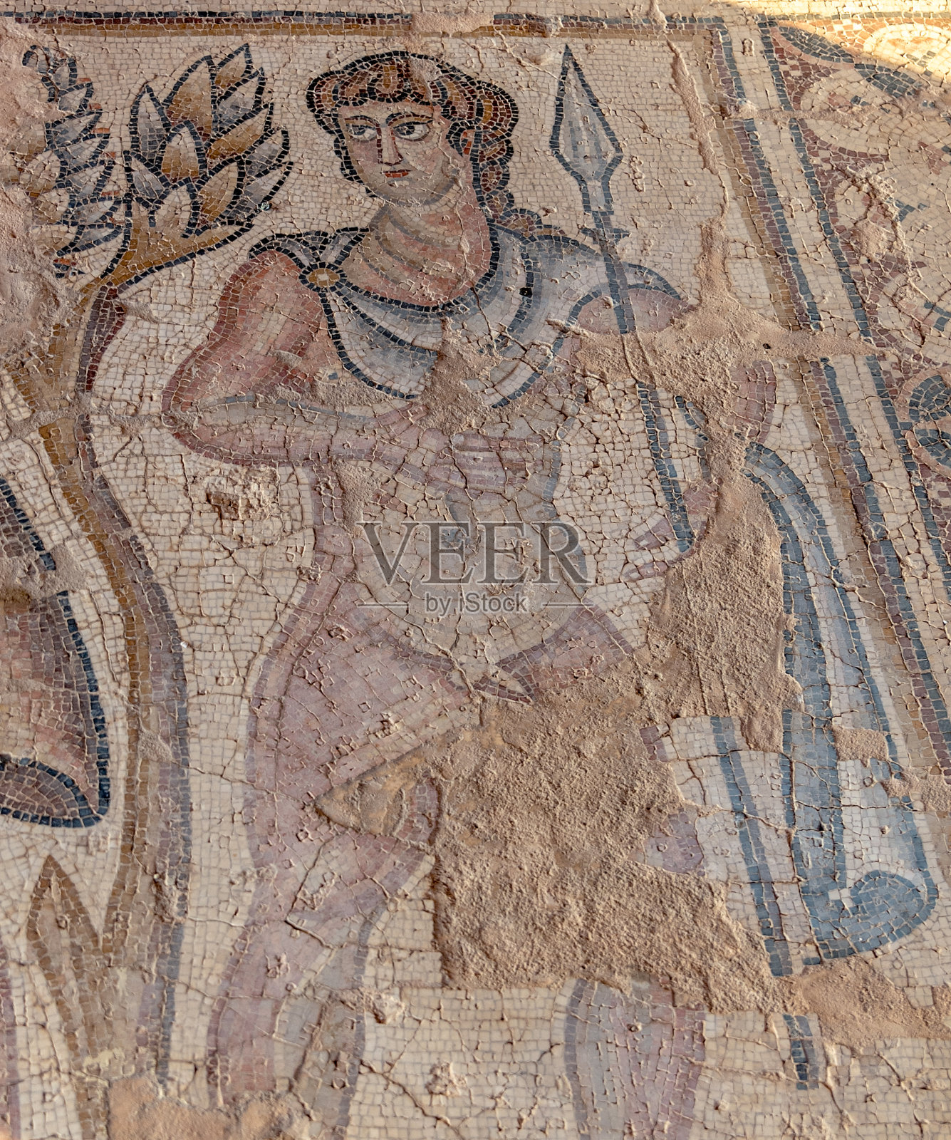 齐波里尼罗河之家的马赛克地面照片摄影图片