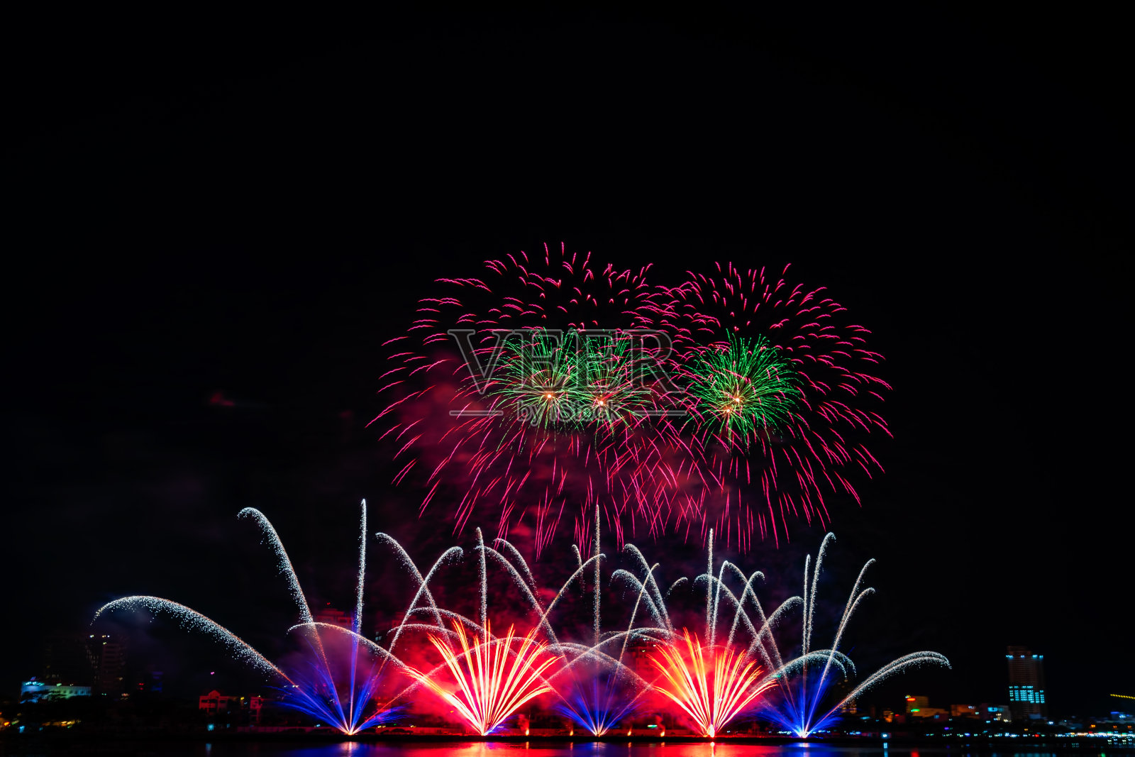 烟花照片摄影图片