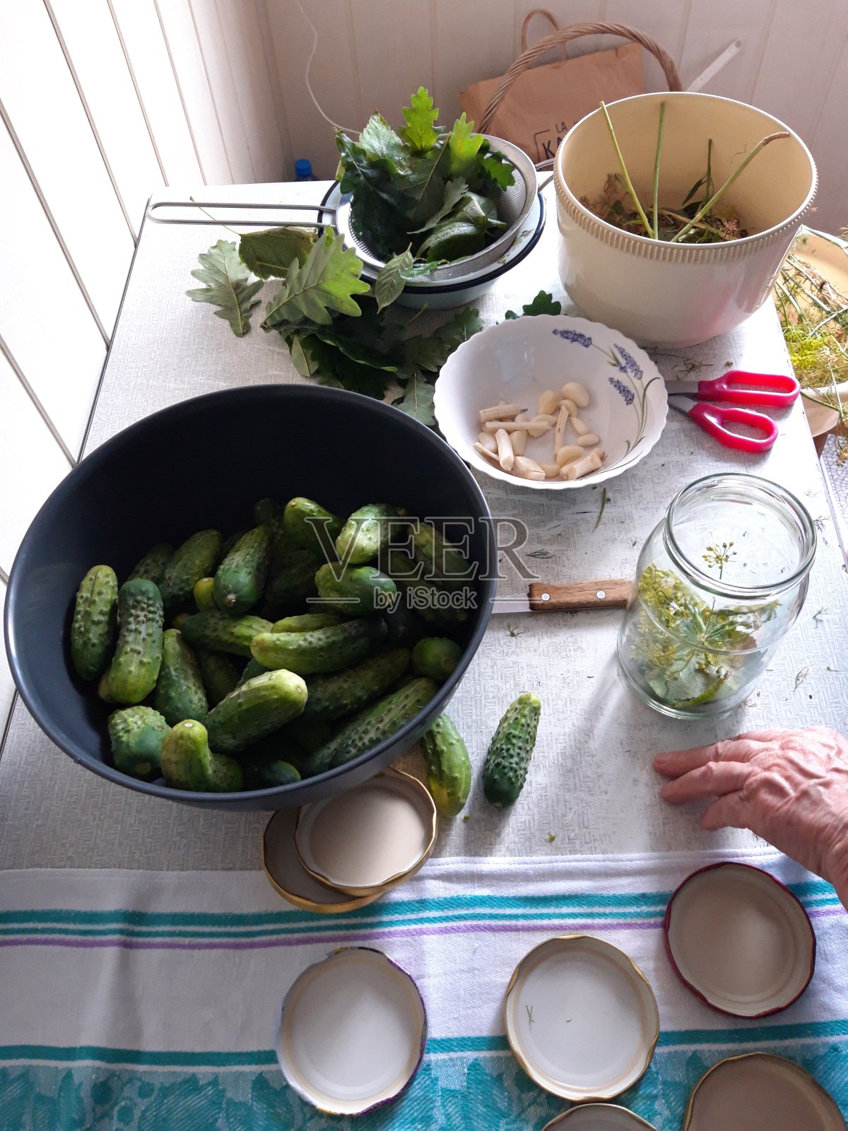 酸洗黄瓜照片摄影图片