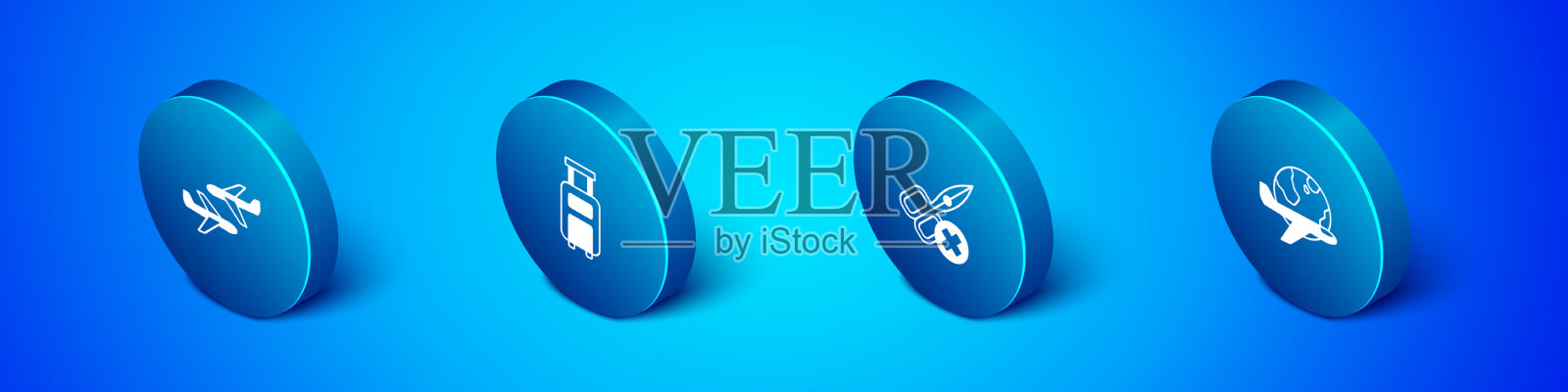 设置等距平面无剪刀球图标素材