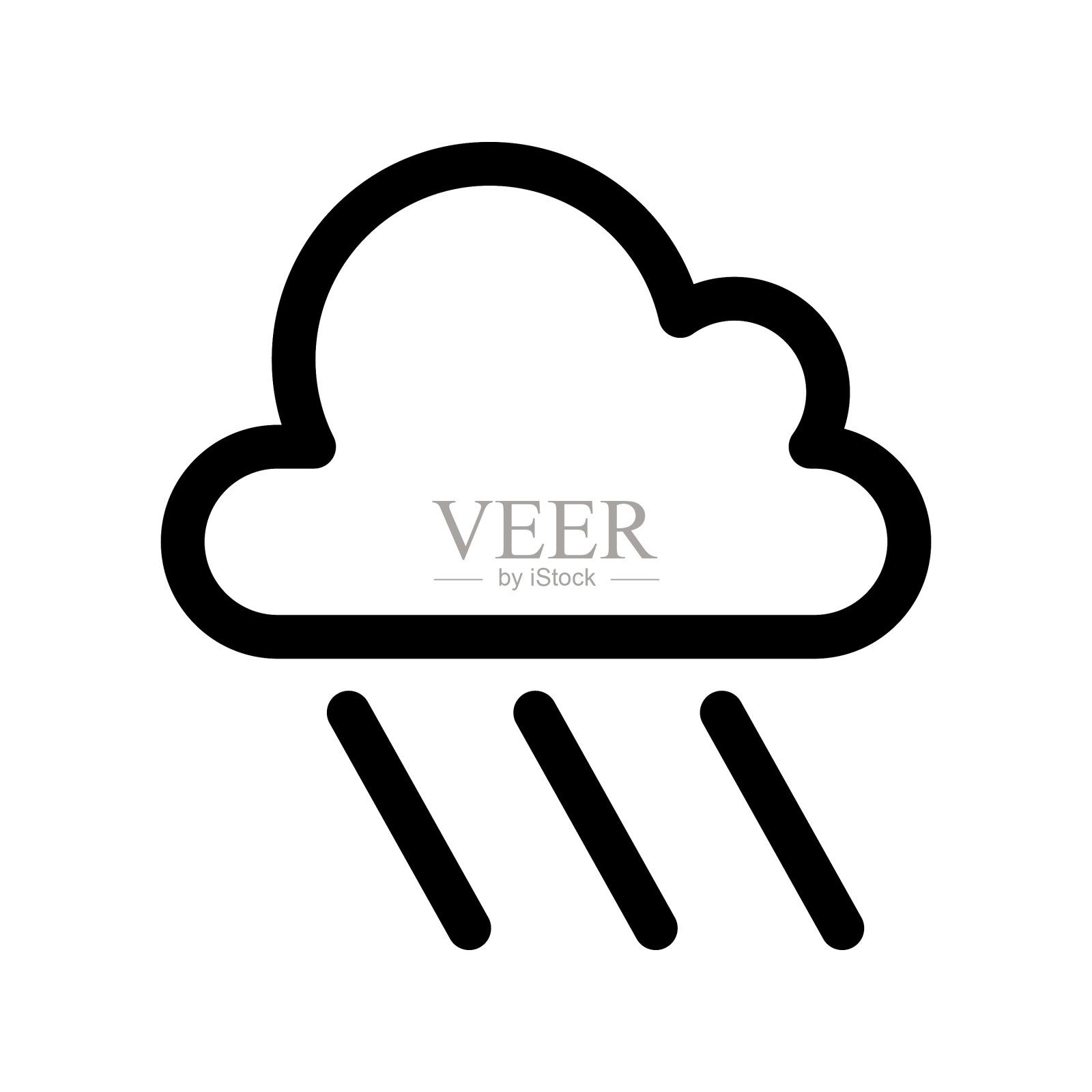 雨图形图标插画图片素材