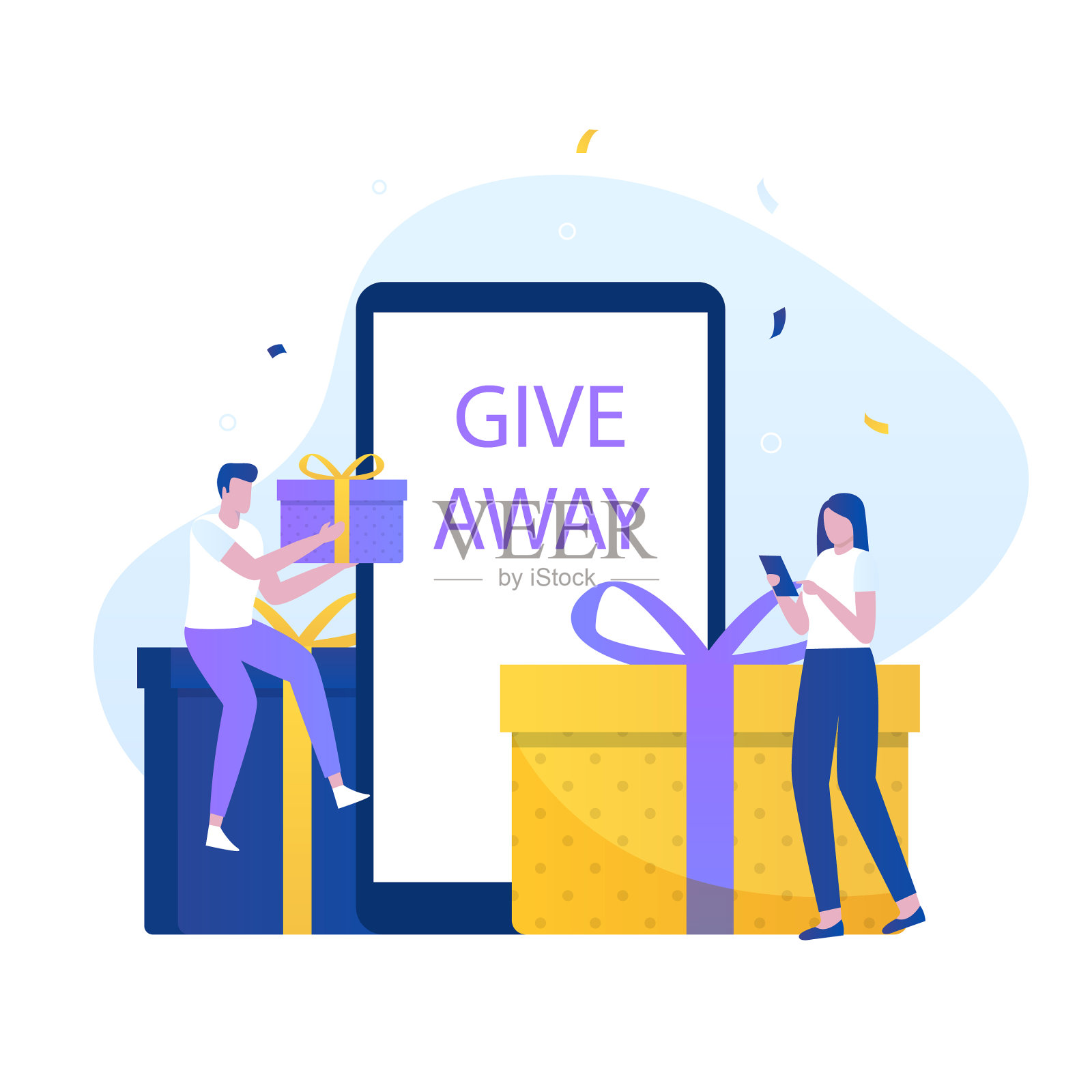 平面设计的概念插画图片素材