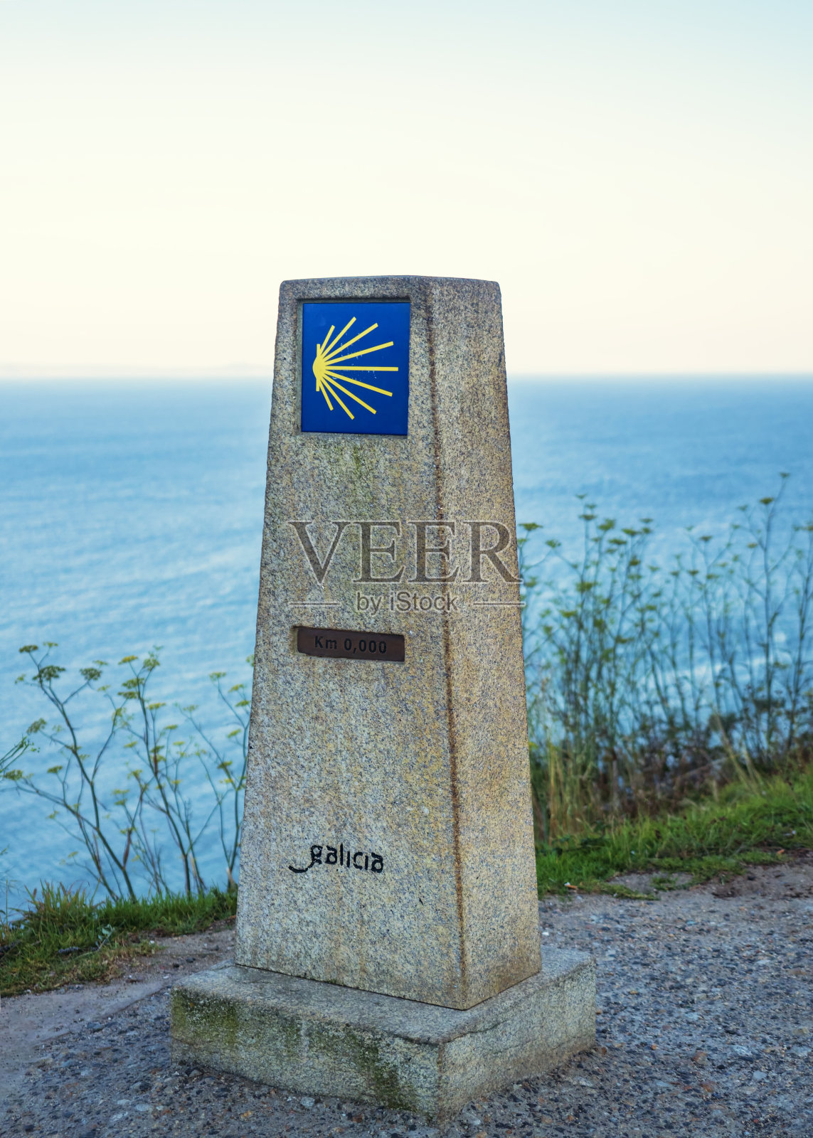 圣地亚哥之路0公里照片摄影图片