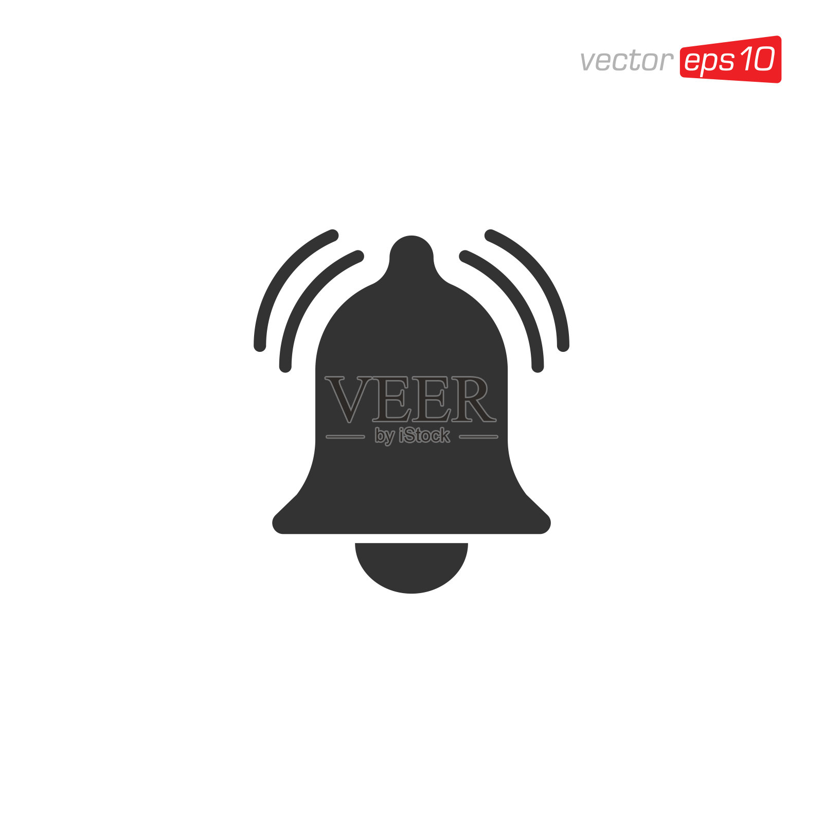 钟通知图标设计矢量插画图片素材