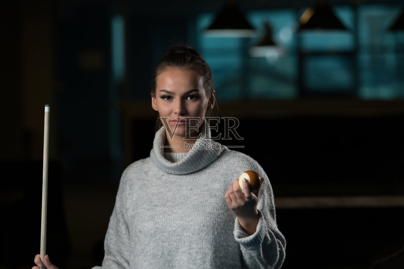 台球运动员照片摄影图片