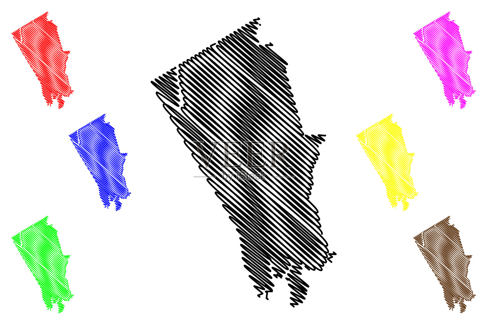 斯坦福德市是美国康涅狄格州的城市插画图片素材