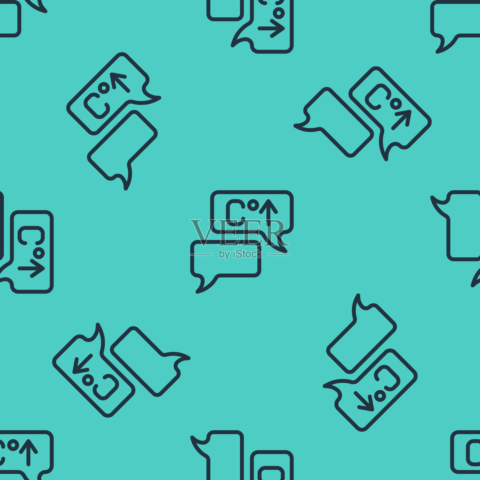 黑线地球融化为全球变暖插画图片素材