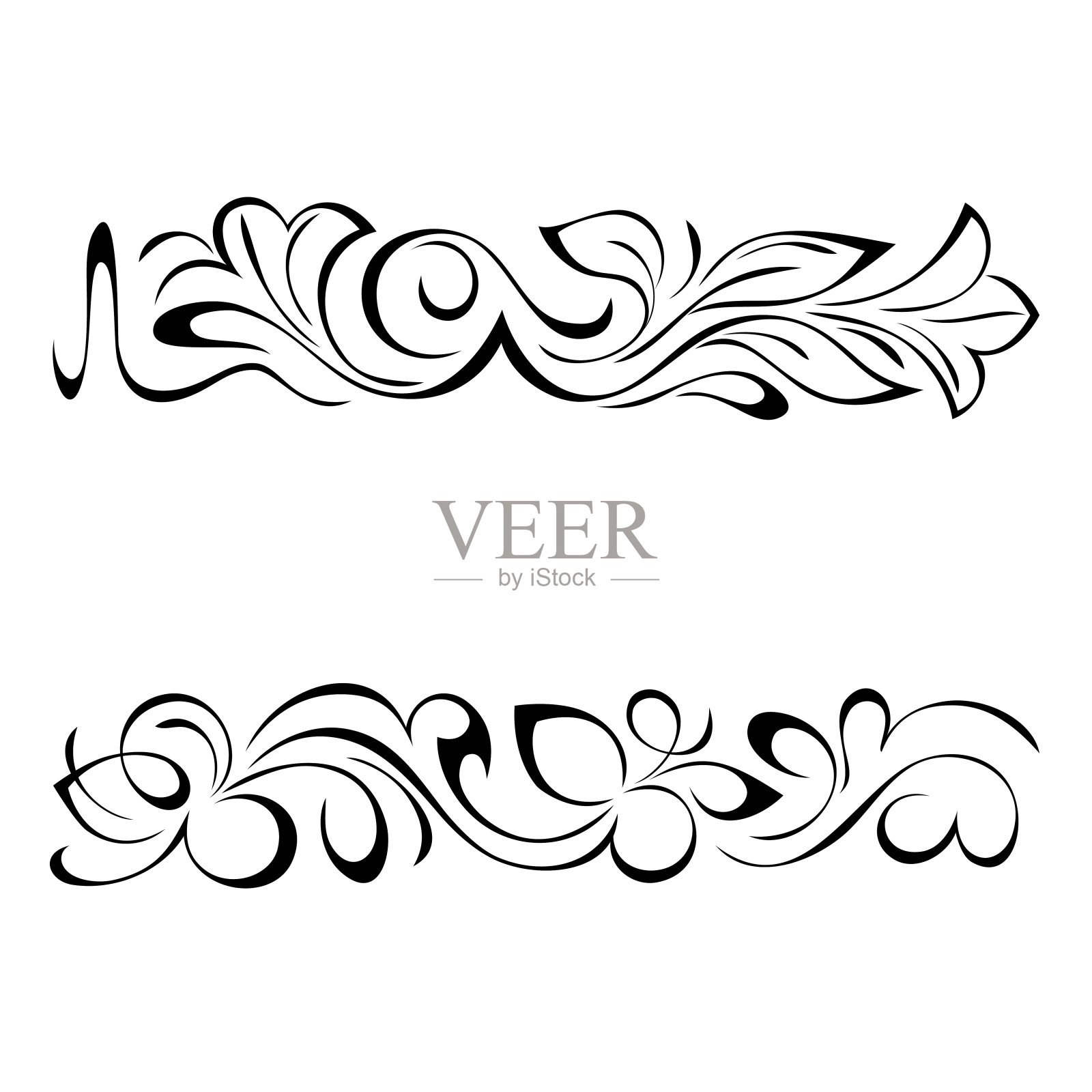 长条形装饰5插画图片素材