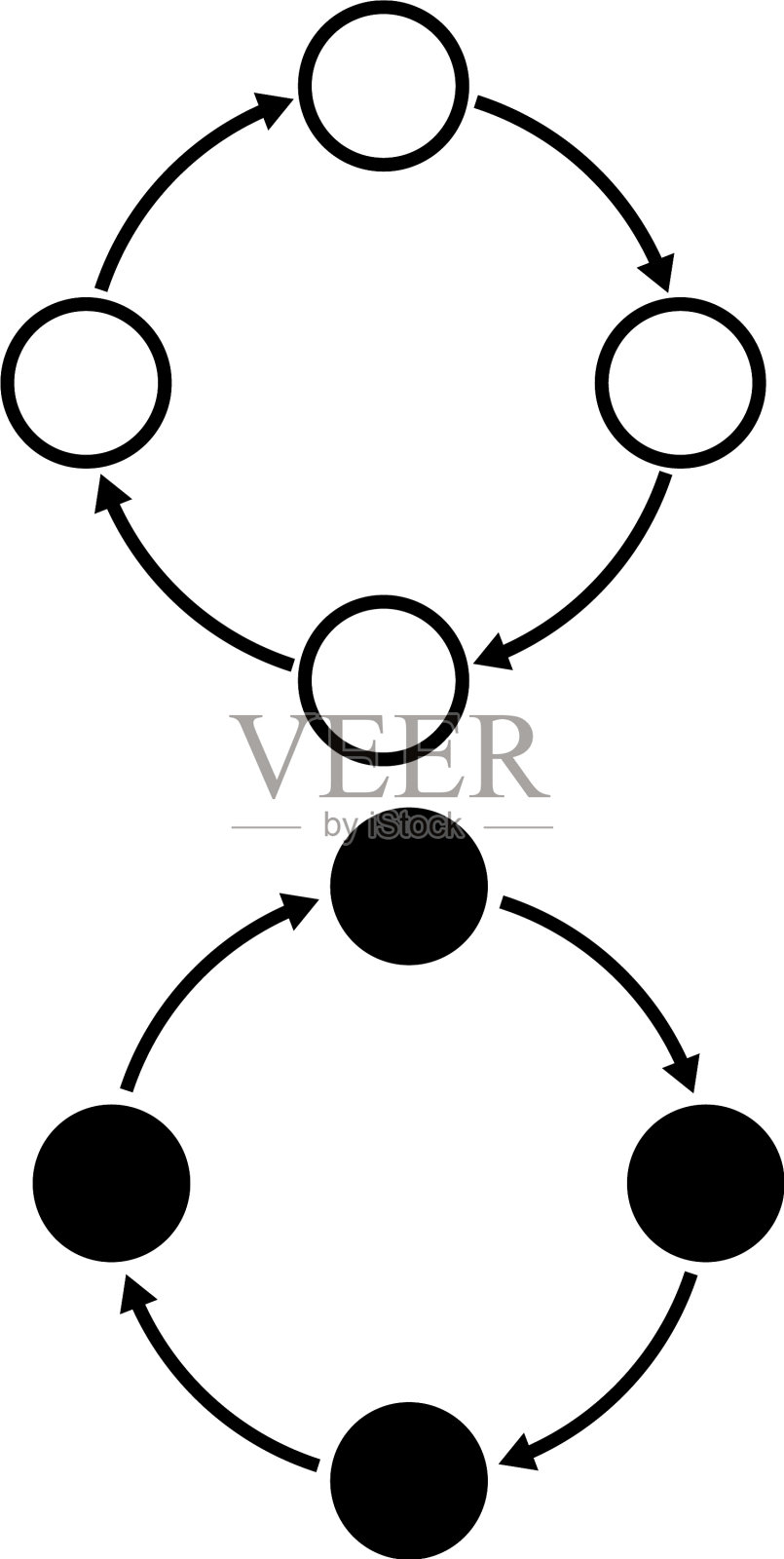 方法学图标在白底方法学插画图片素材
