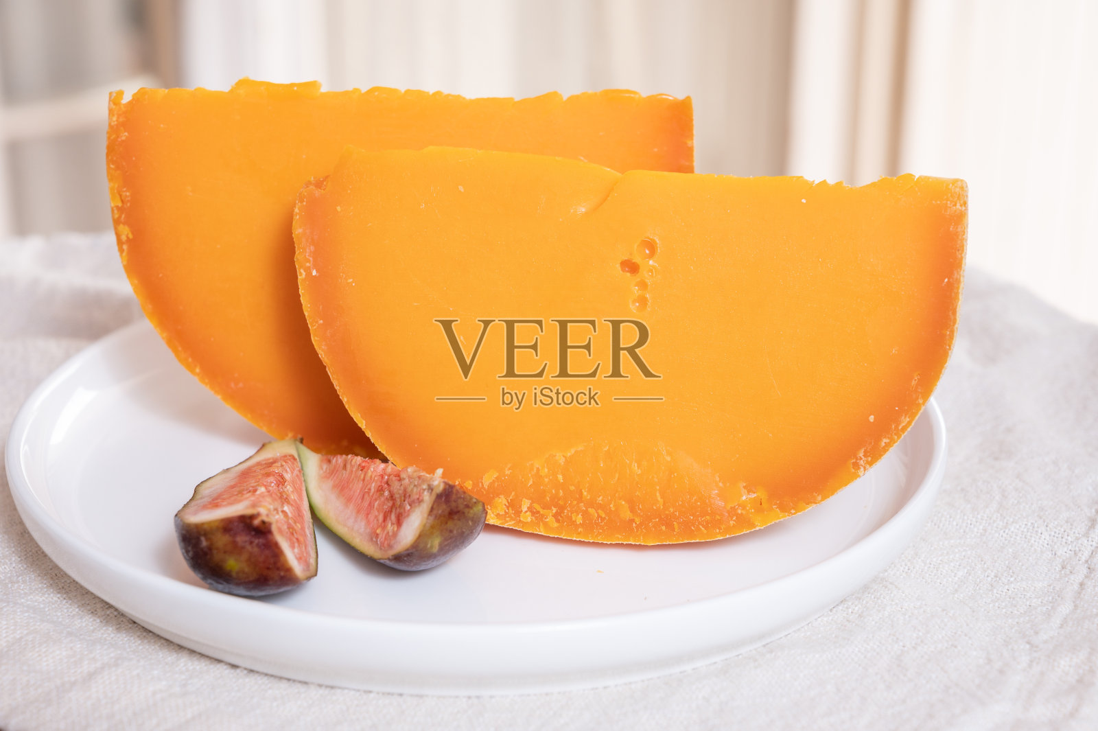 奶酪系列，由牛奶制成的法国奶酪照片摄影图片