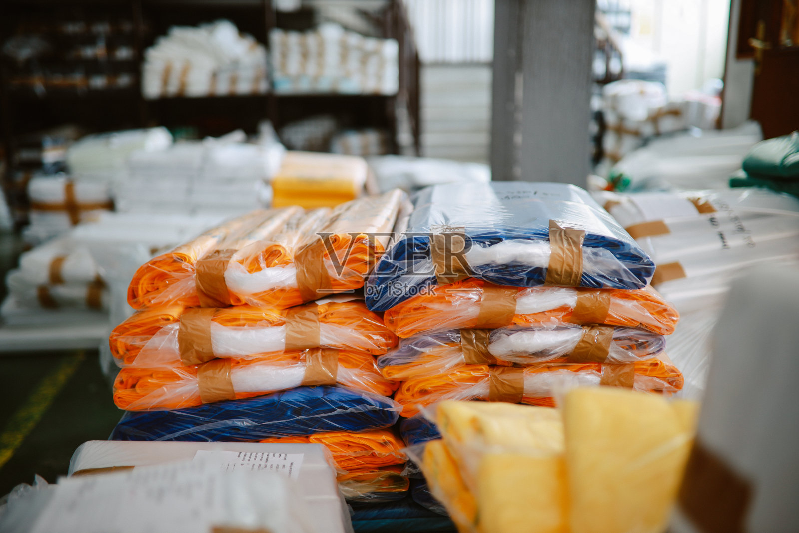 可生物降解塑料袋仓库照片摄影图片