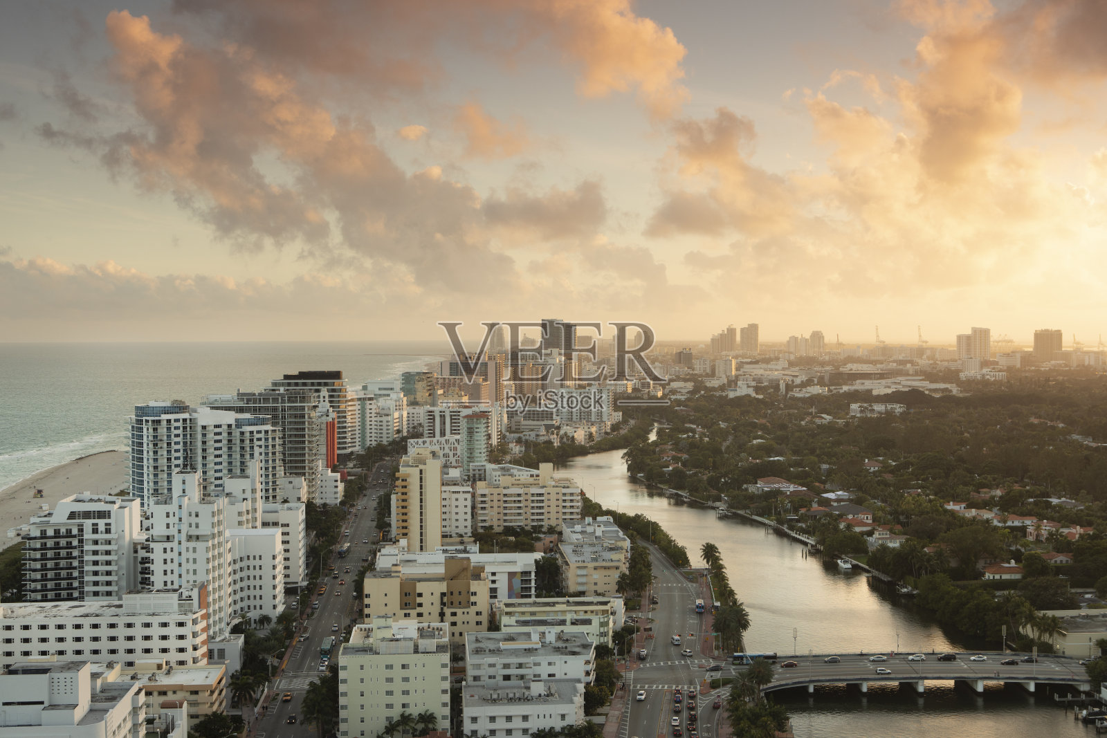 迈阿密海滩照片摄影图片