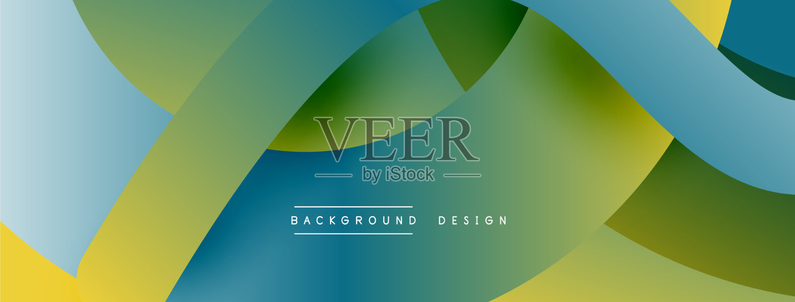 抽象交叠线和圆几何插画图片素材