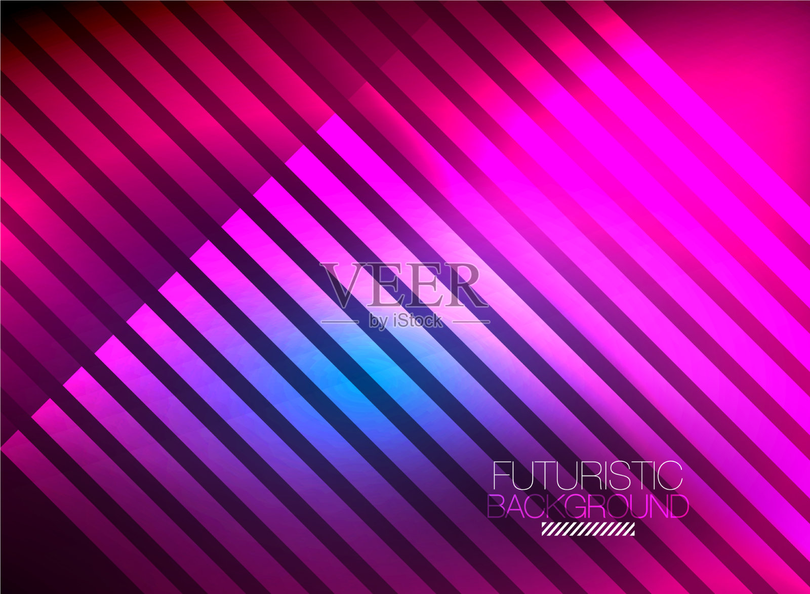 明亮的霓虹灯色彩技术抽象背景插画图片素材