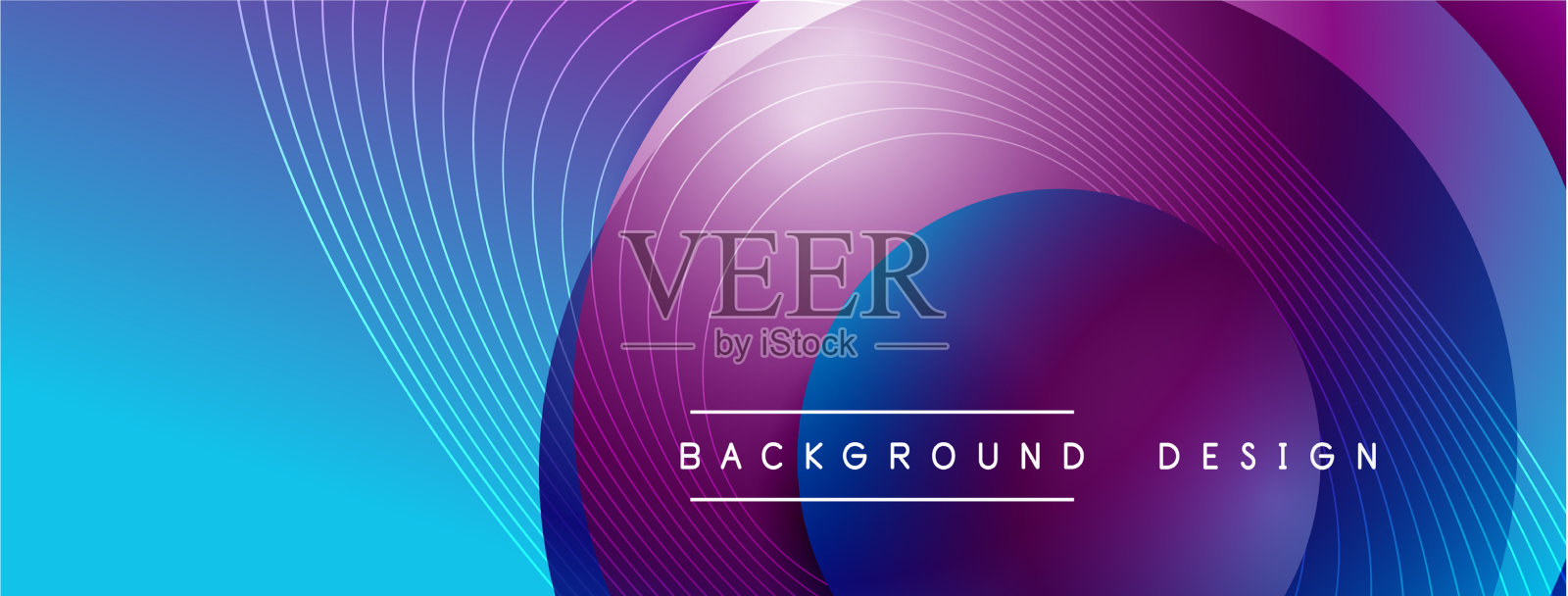 带有阴影的渐变圆形技术插画图片素材