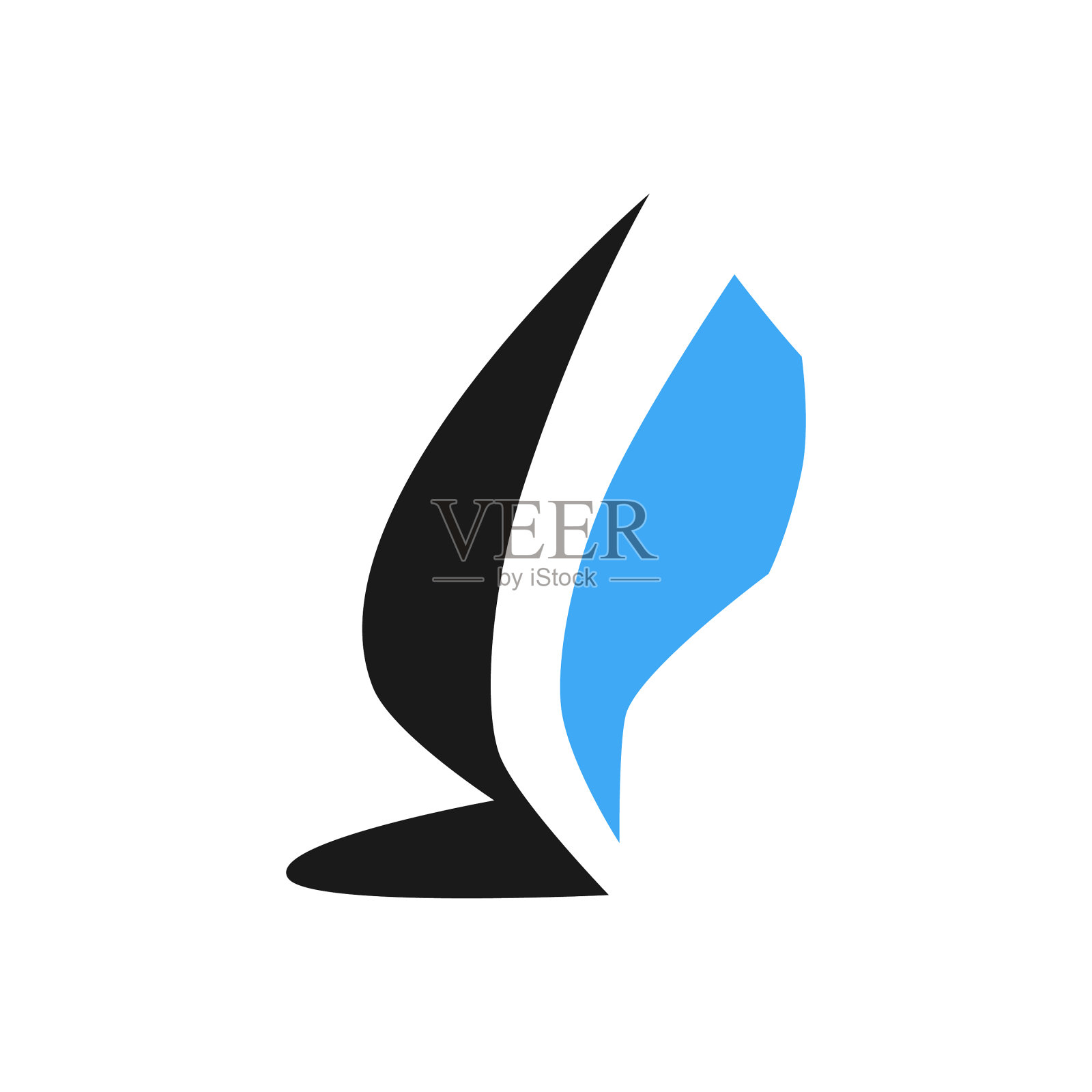 白色背景下的跑鞋设计元素图片