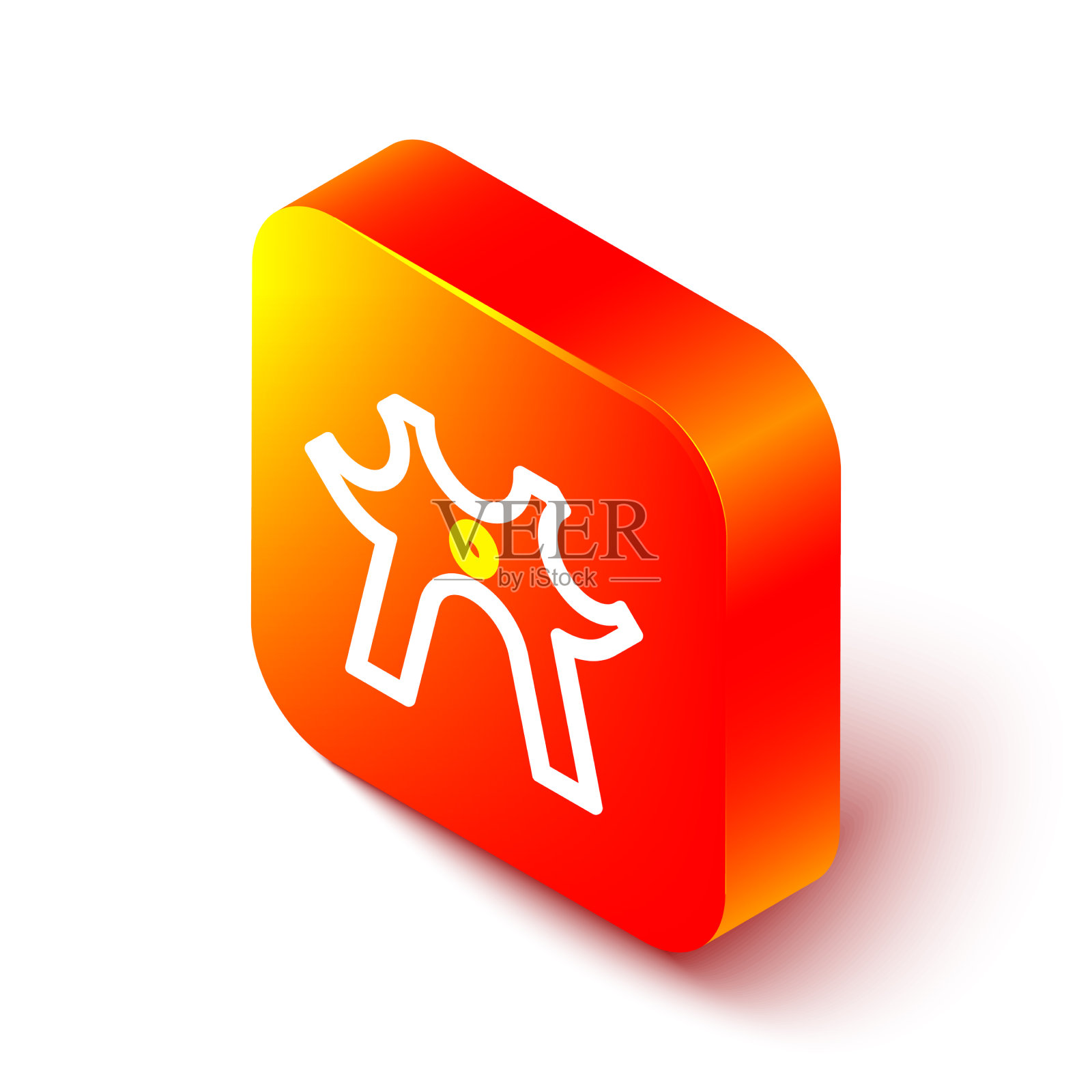 等距线台球休息图标孤立上图标素材