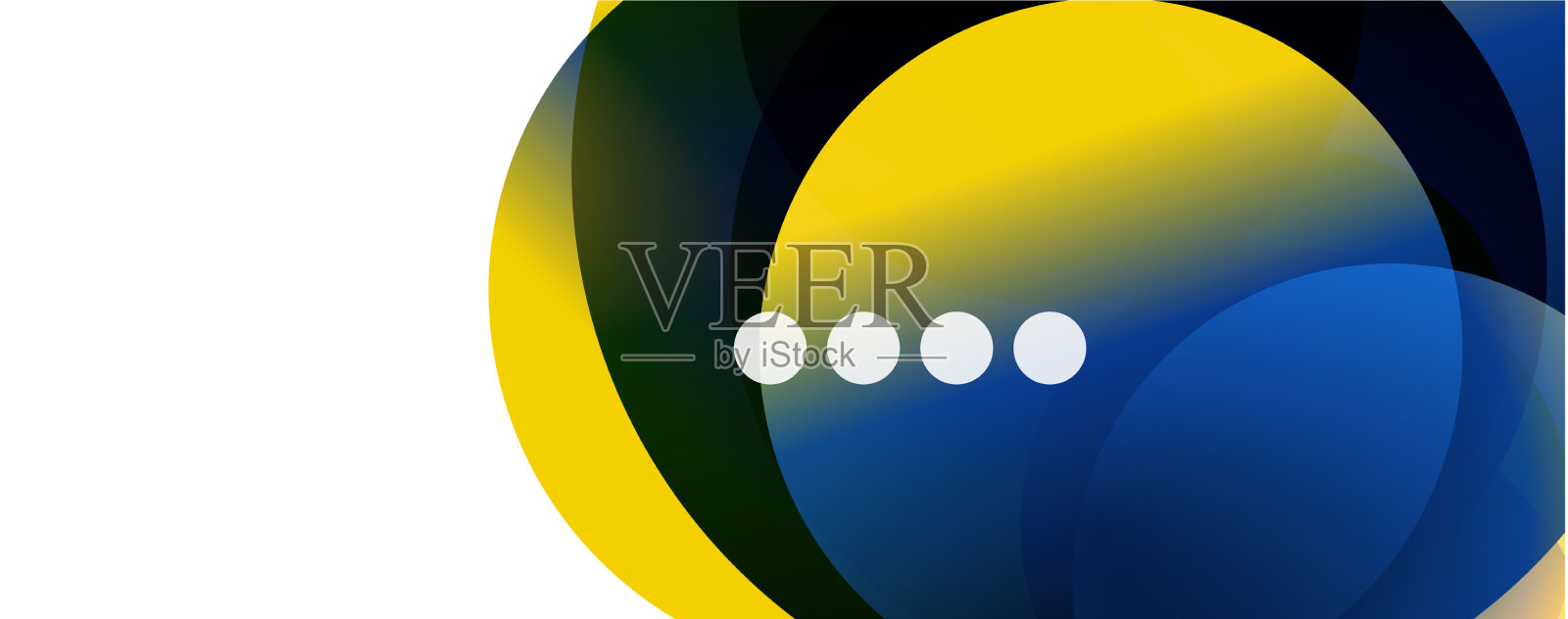 流体梯度旋转和圆圈明亮的颜色插画图片素材