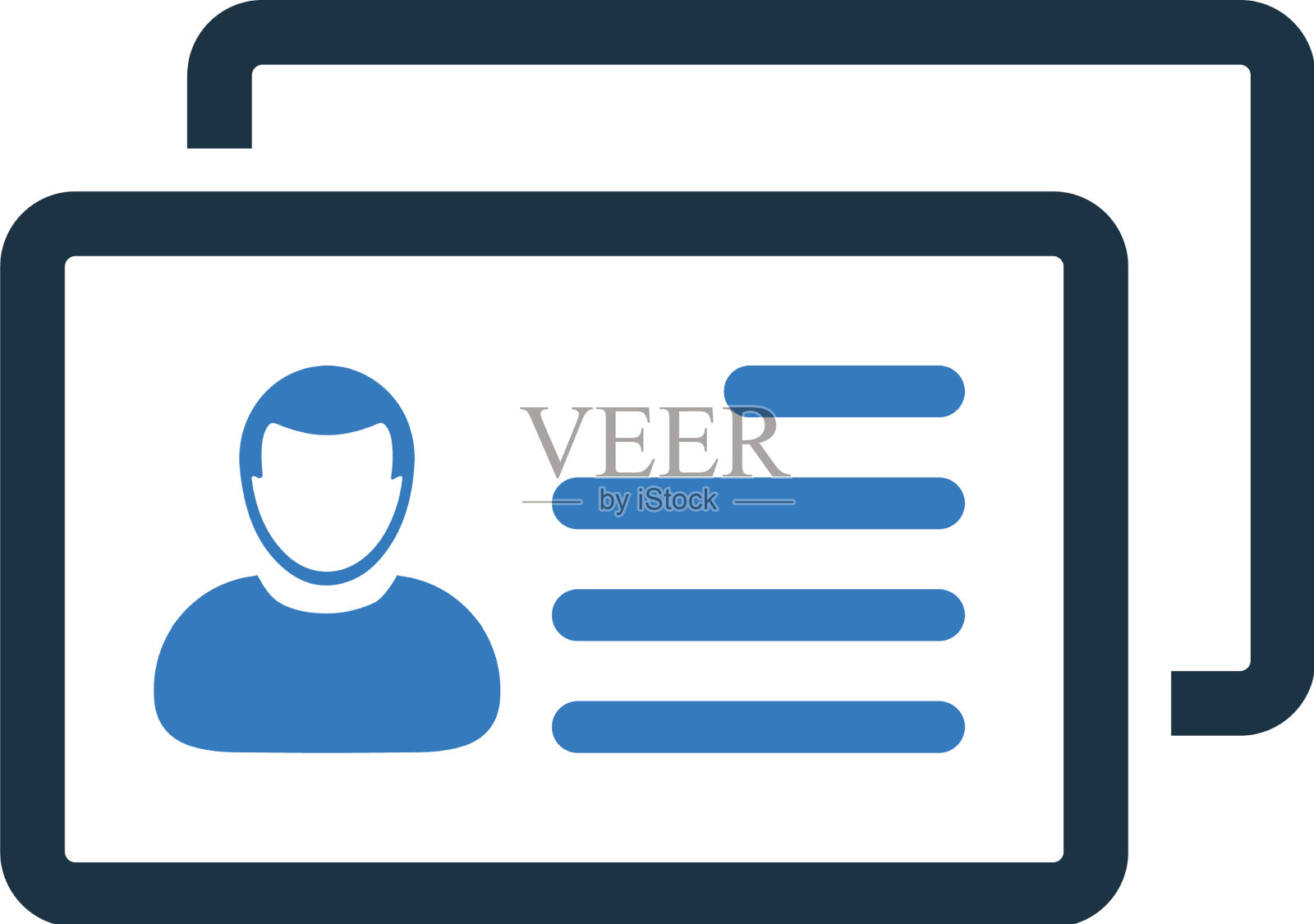 存取卡个人图标简单的编辑插画图片素材