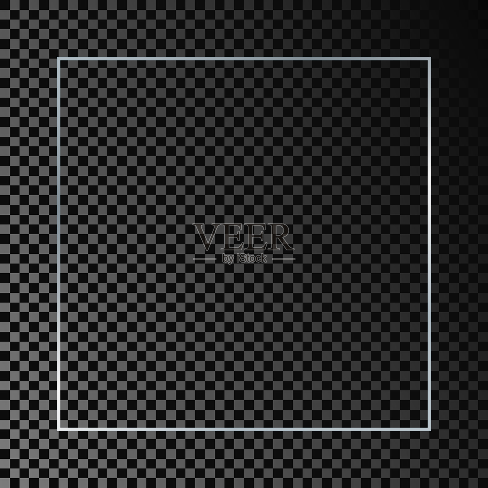 银光方框插画图片素材