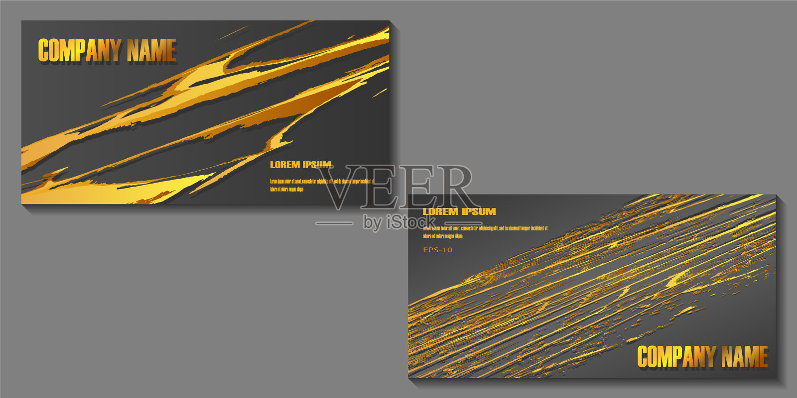 豪华现代名片设计模板设计模板素材