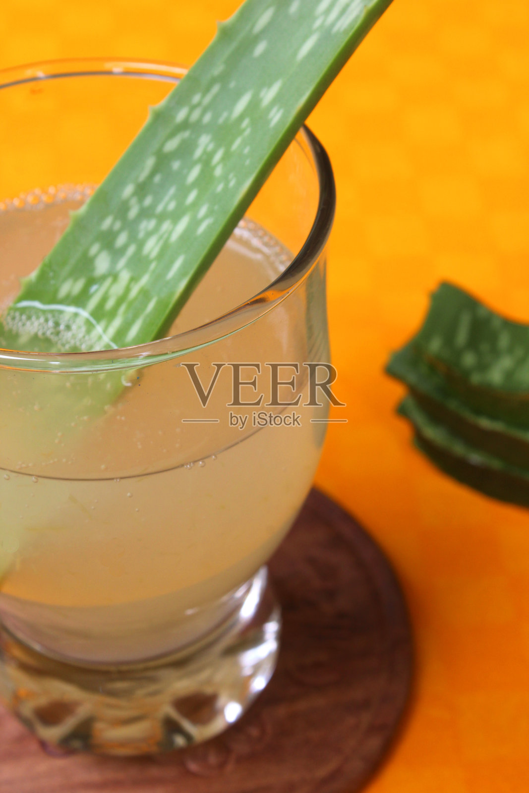 芦荟汁特写照片摄影图片