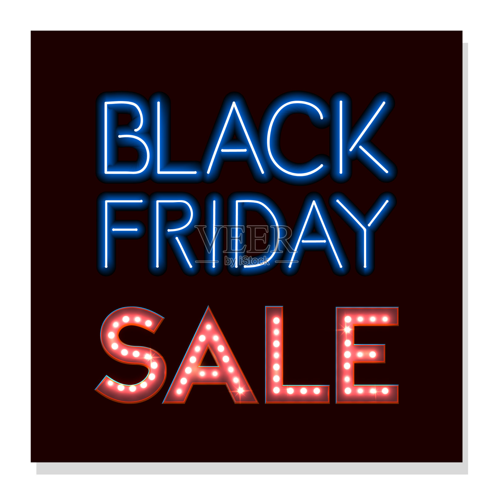 黑色星期五销售横幅折扣背景设计元素图片