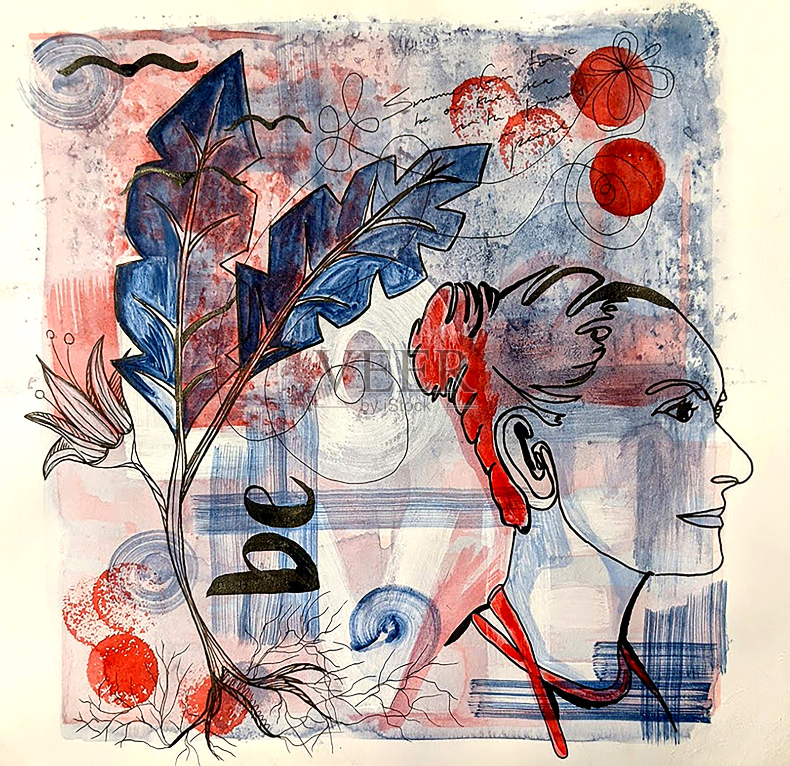 是爱插画图片素材