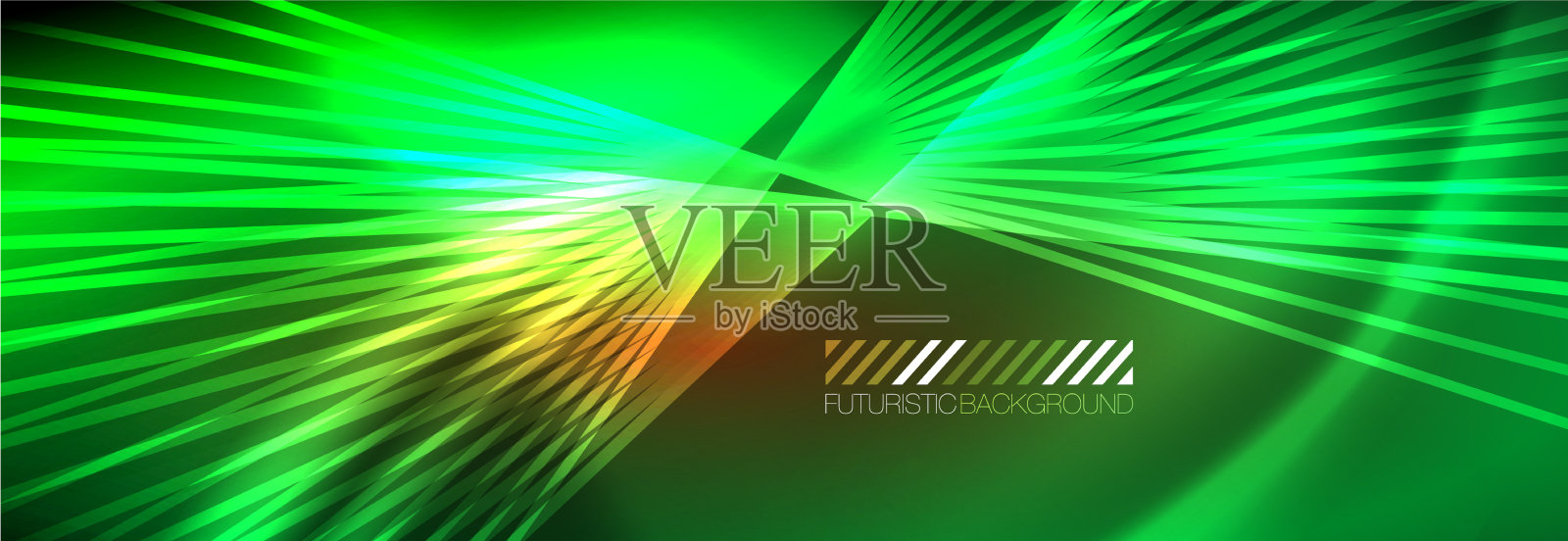 霓虹灯动态光束抽象壁纸插画图片素材