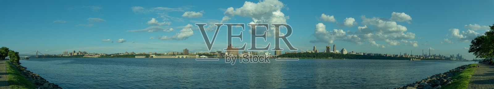 从利伯蒂州立公园拍摄的曼哈顿全景照片照片摄影图片