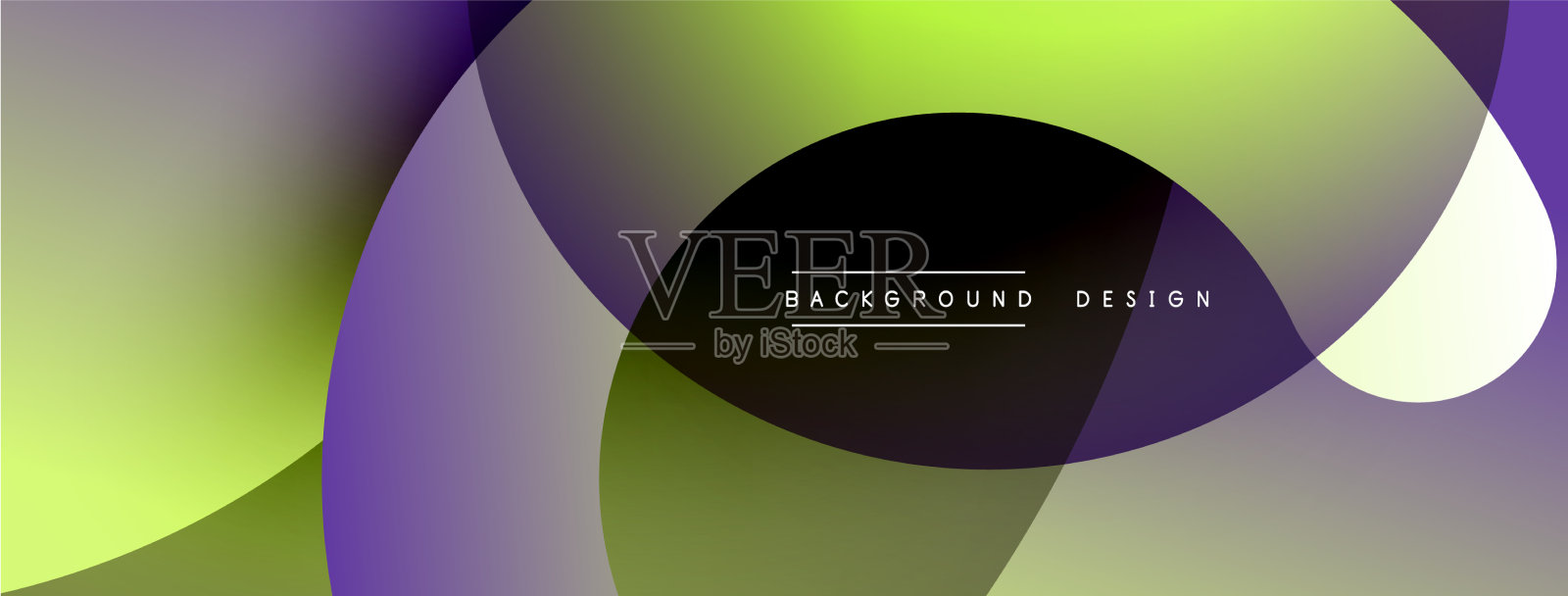 抽象交叠线和圆几何插画图片素材