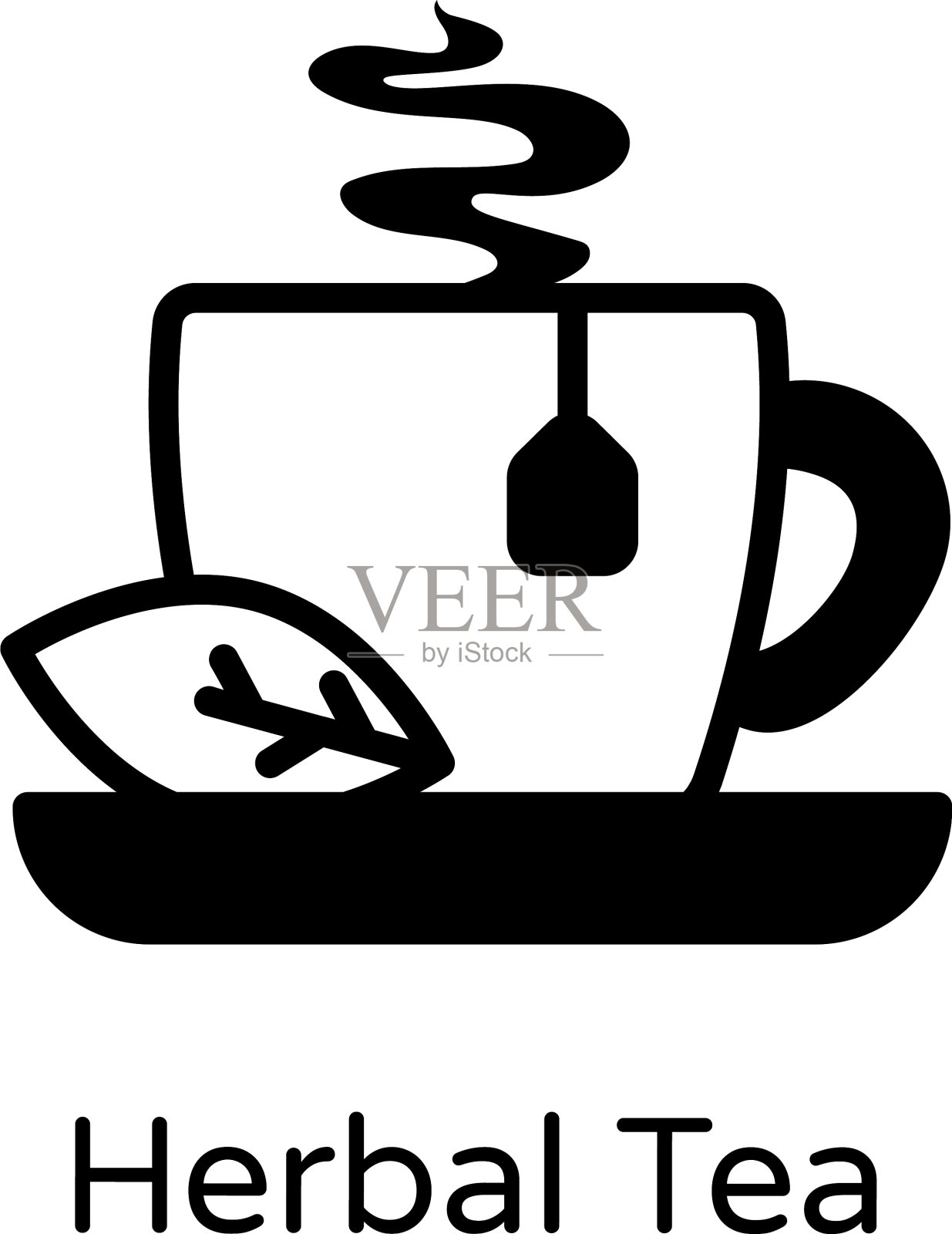 花草茶插画图片素材