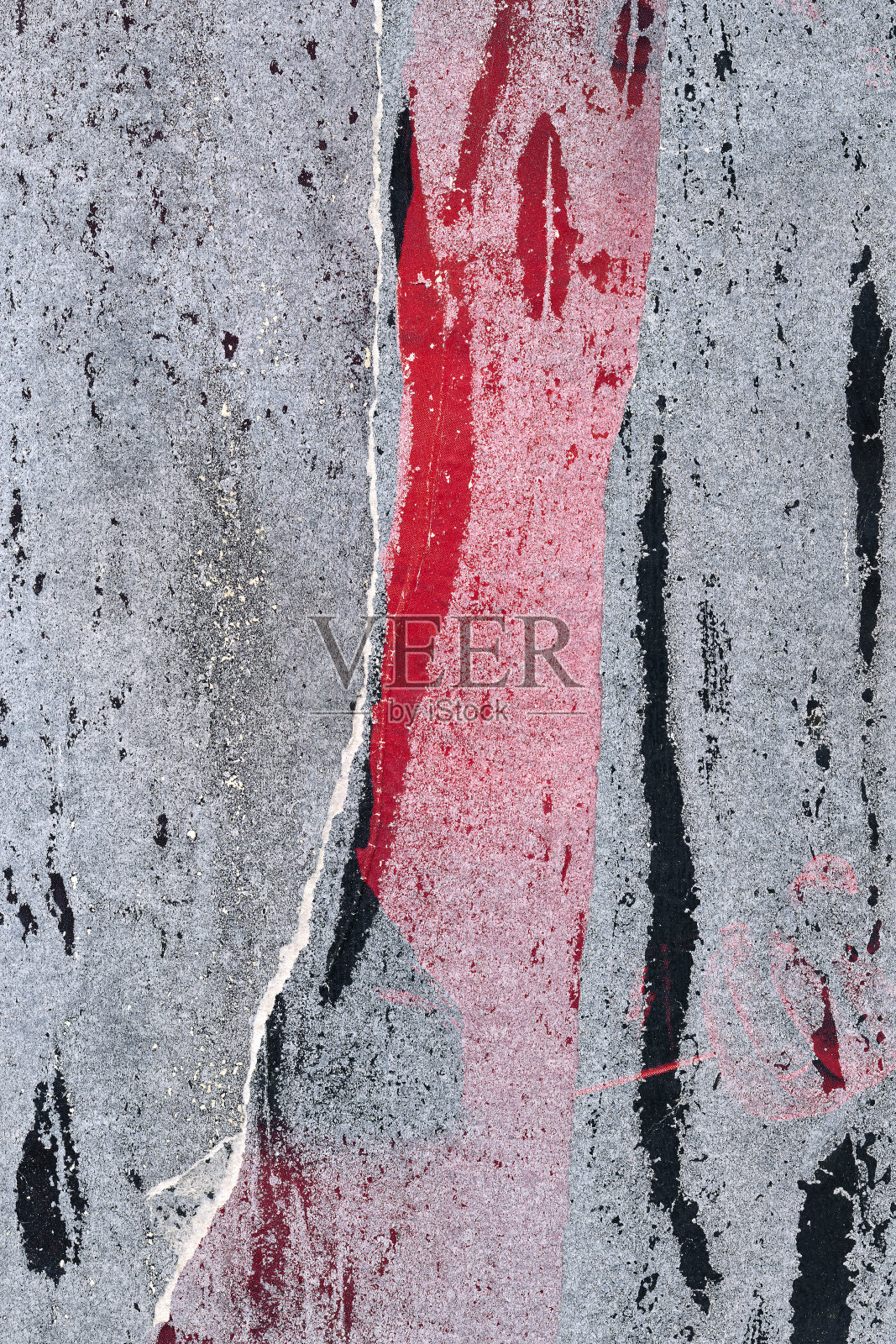 垃圾画撕破的拼贴海报照片摄影图片