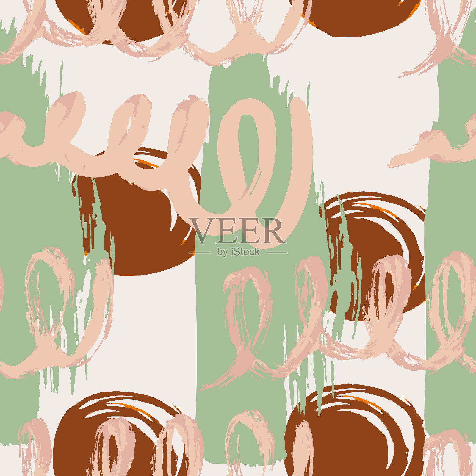 抽象创意无缝图案插画图片素材