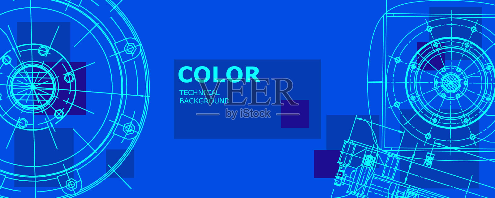 机械工程图抽形图插画图片素材