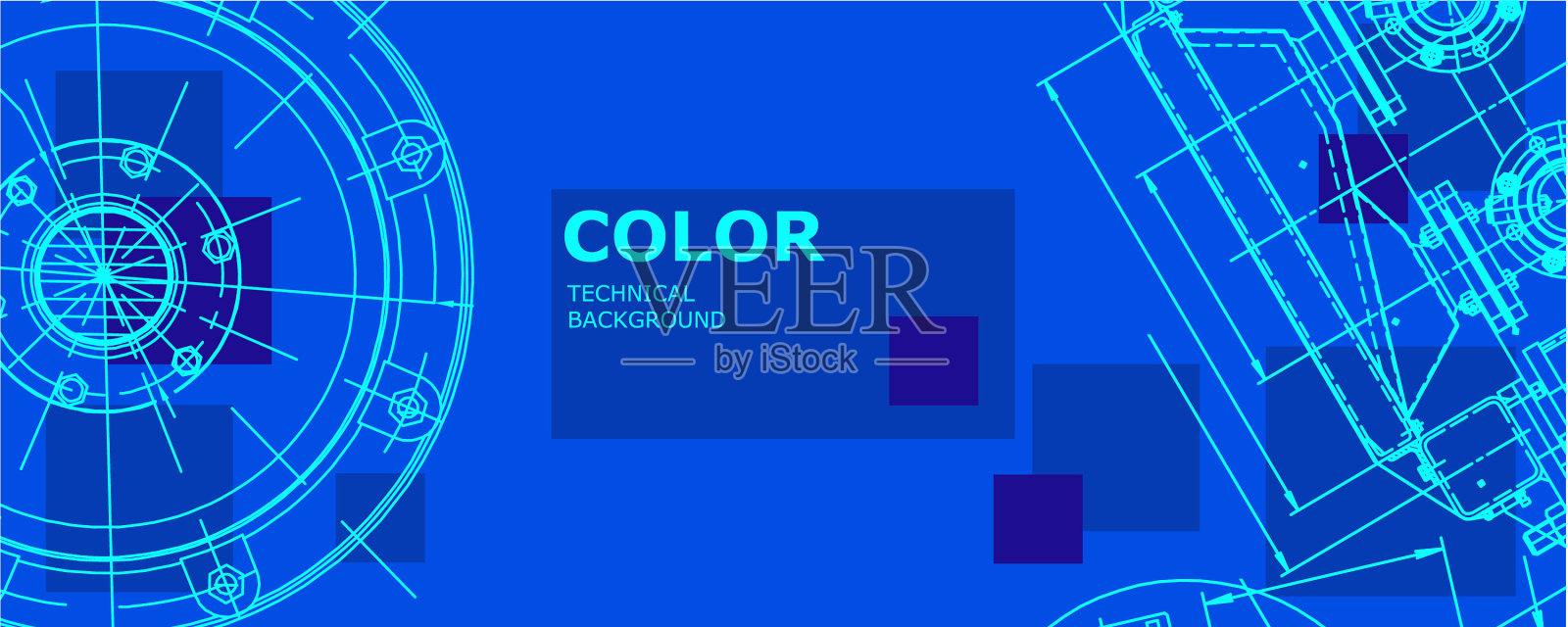 机械工程图抽形图插画图片素材