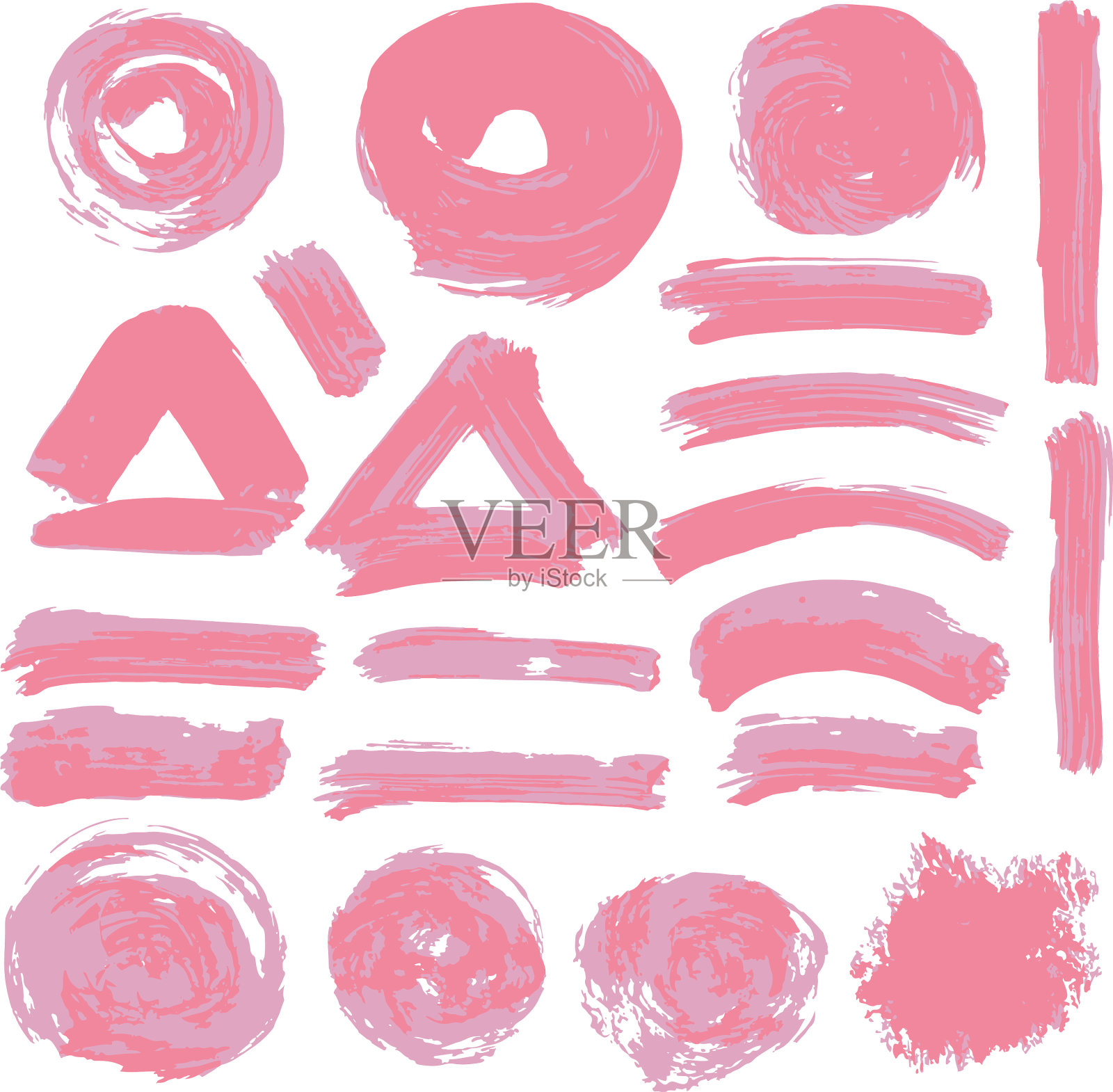 收藏墨墨笔画笔画线条插画图片素材