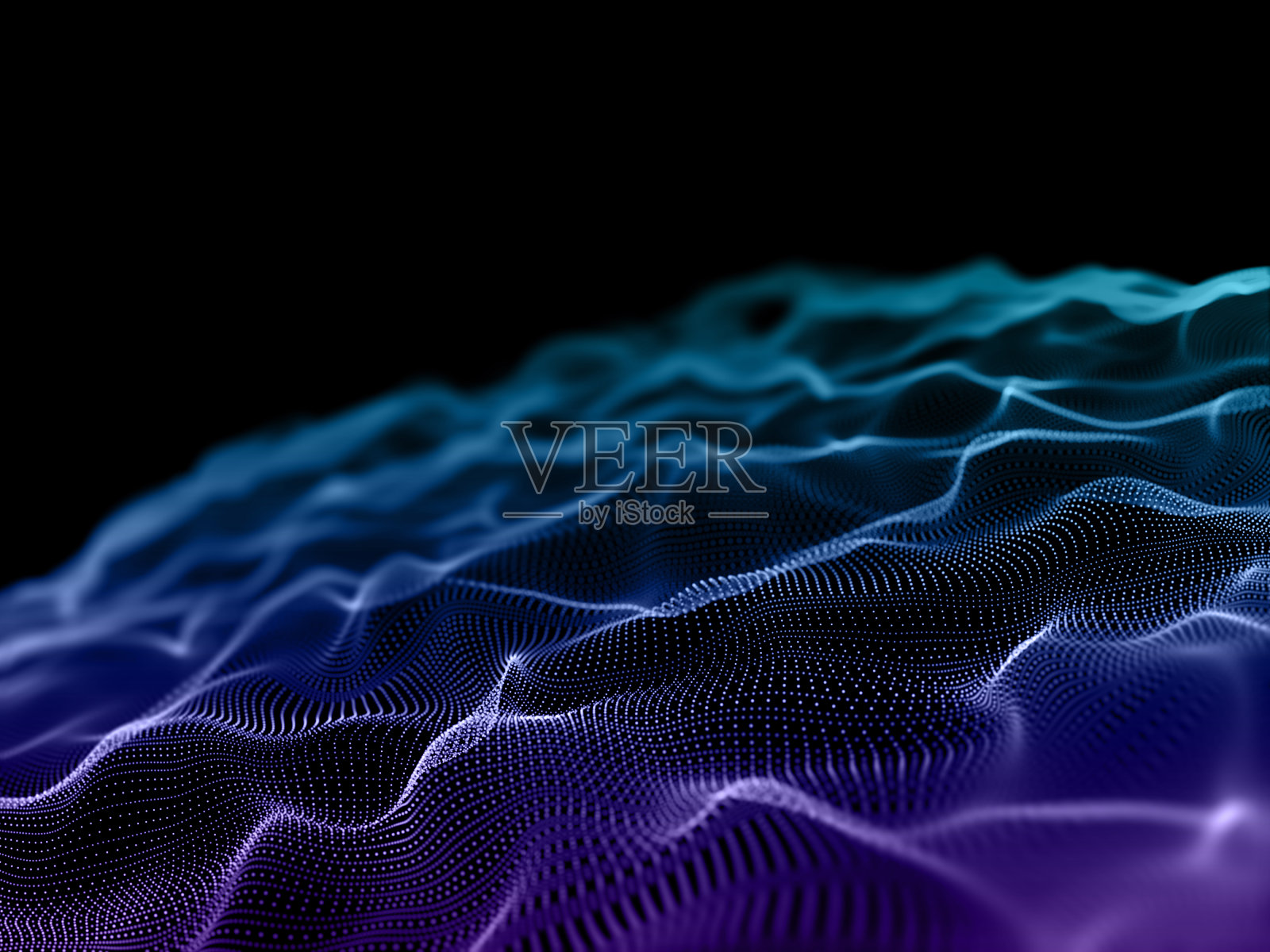 三维流动粒子设计-网络通信背景照片摄影图片